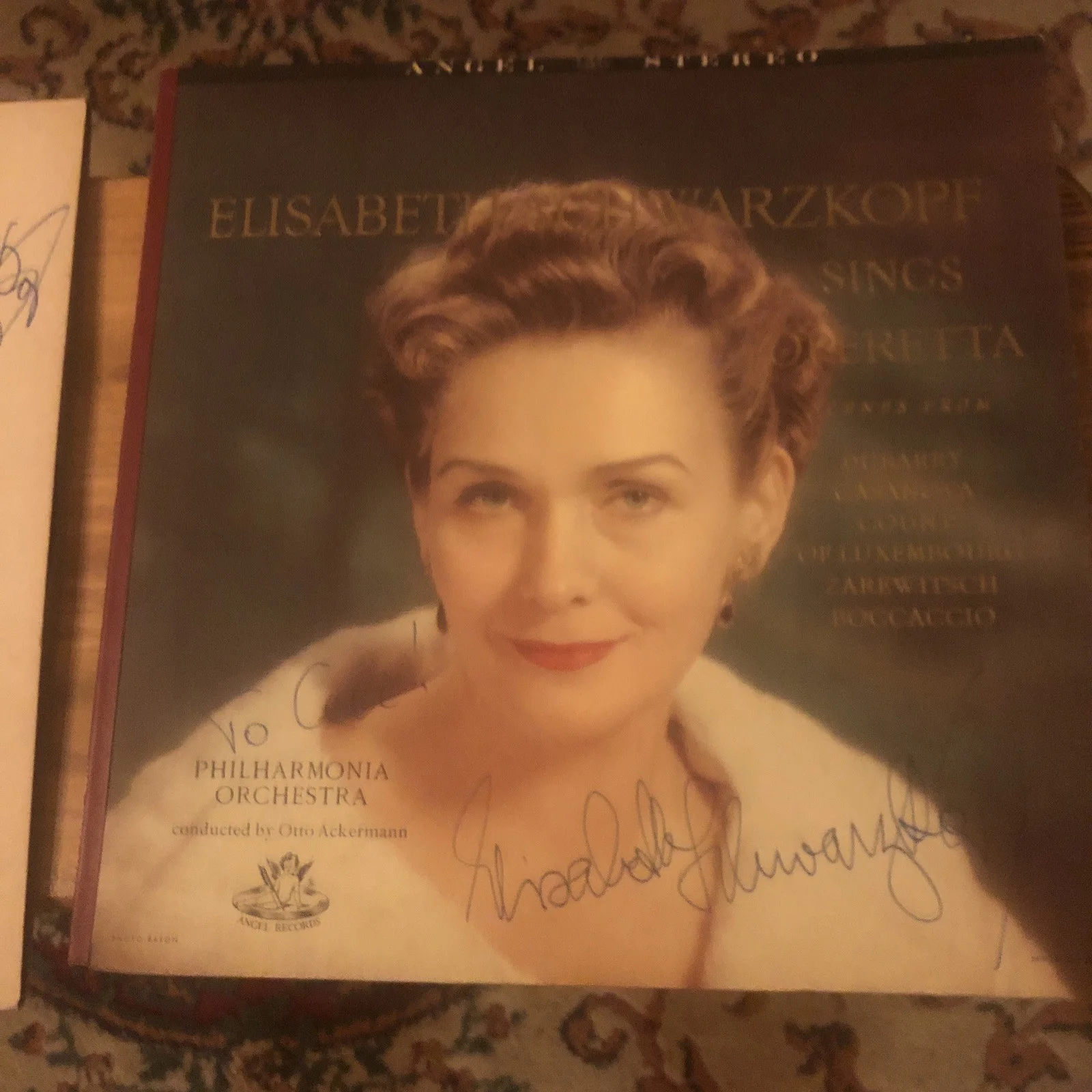 Elisabeth Schwarzkopf SIGNED. 3 Albums. All signed. All Perfect. UNPLAYED, изображение 4