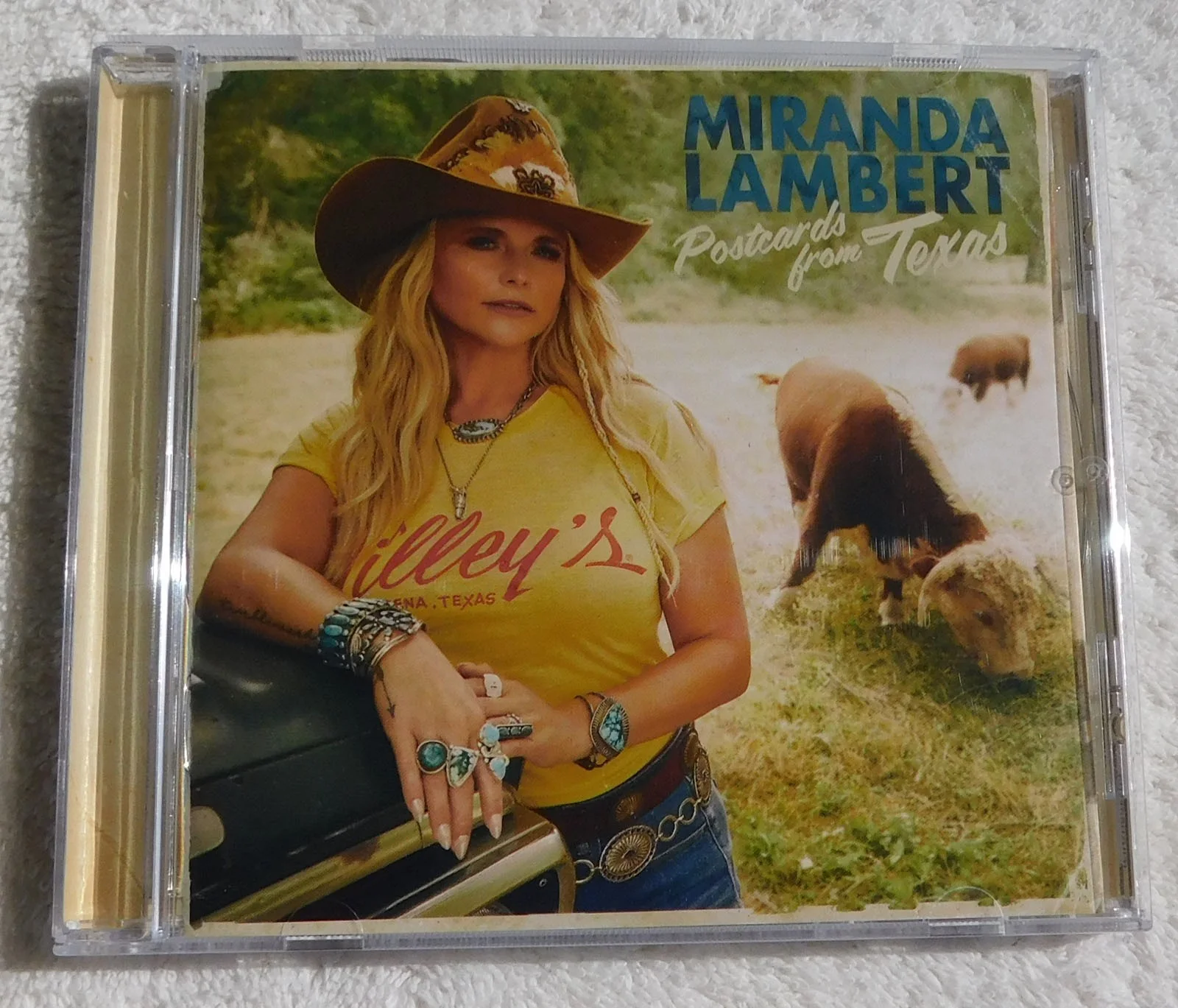 Miranda Lambert SIGNED "Postcards From Texas" cd, image 2
