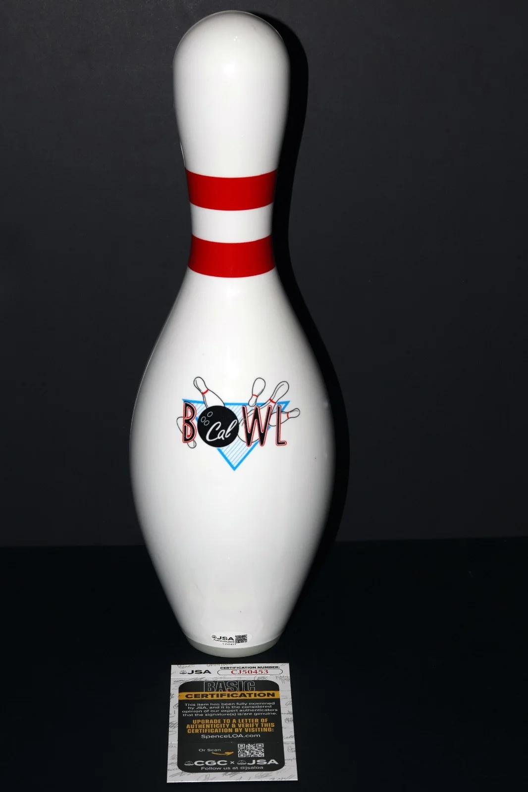 JEFF BRIDGES Signed BOWLING PIN + JSA COA & EXACT PROOF Big Lebowski THE DUDE, image 3