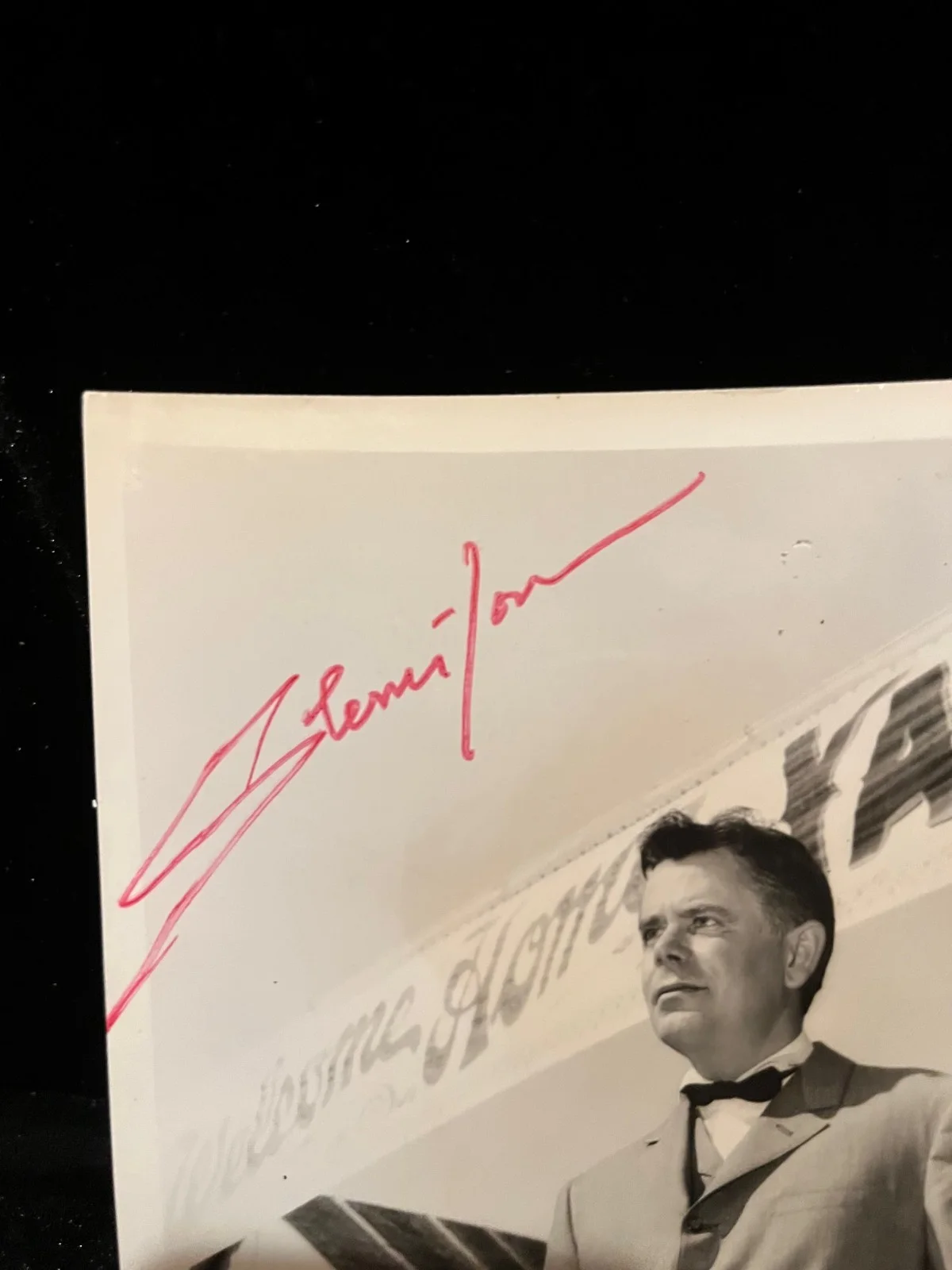 Glenn Ford Signed Autographed 8x10 Black and White Photo w COA Gilda, Superman, изображение 2