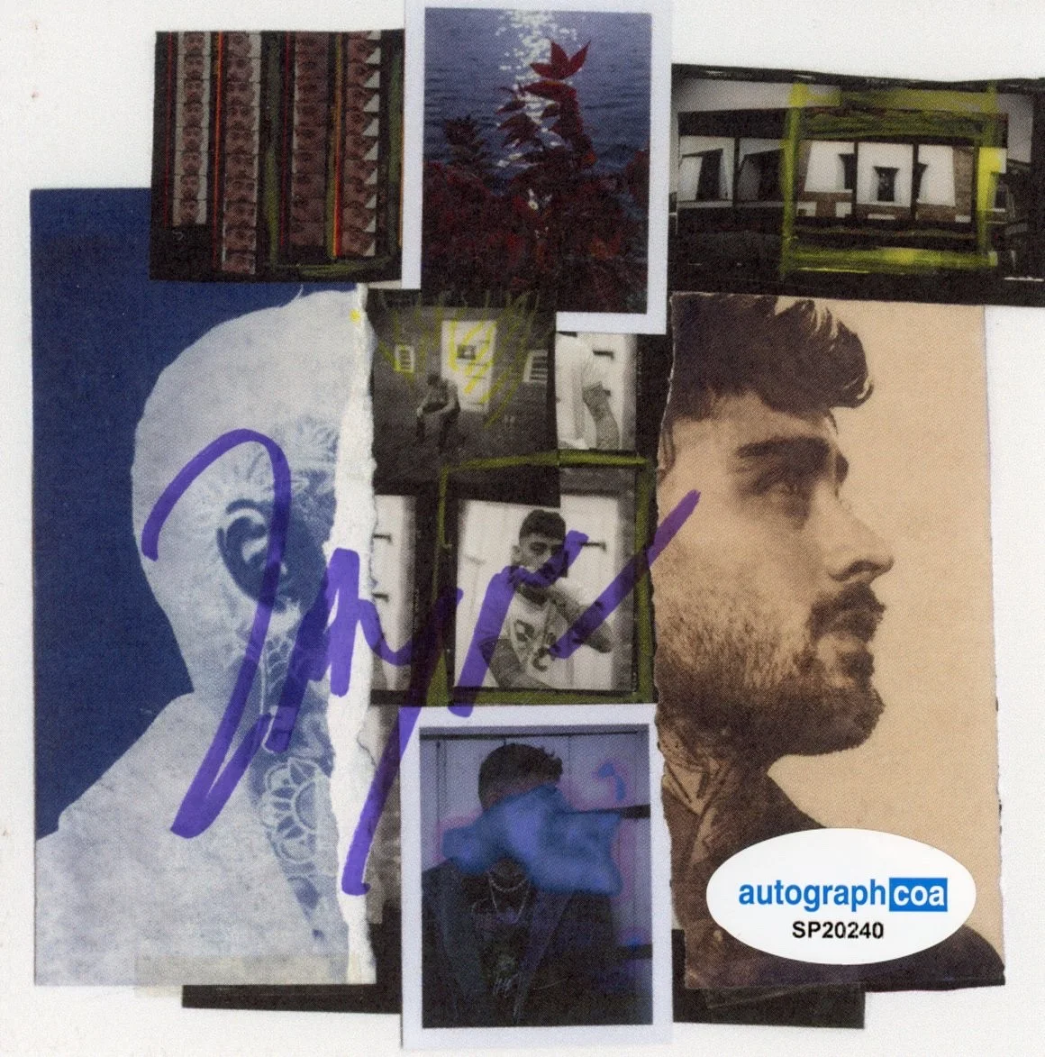 Zayn Malik Signed Autograph Room Under The Stairs CD Framed One Direction ACOA, изображение 3