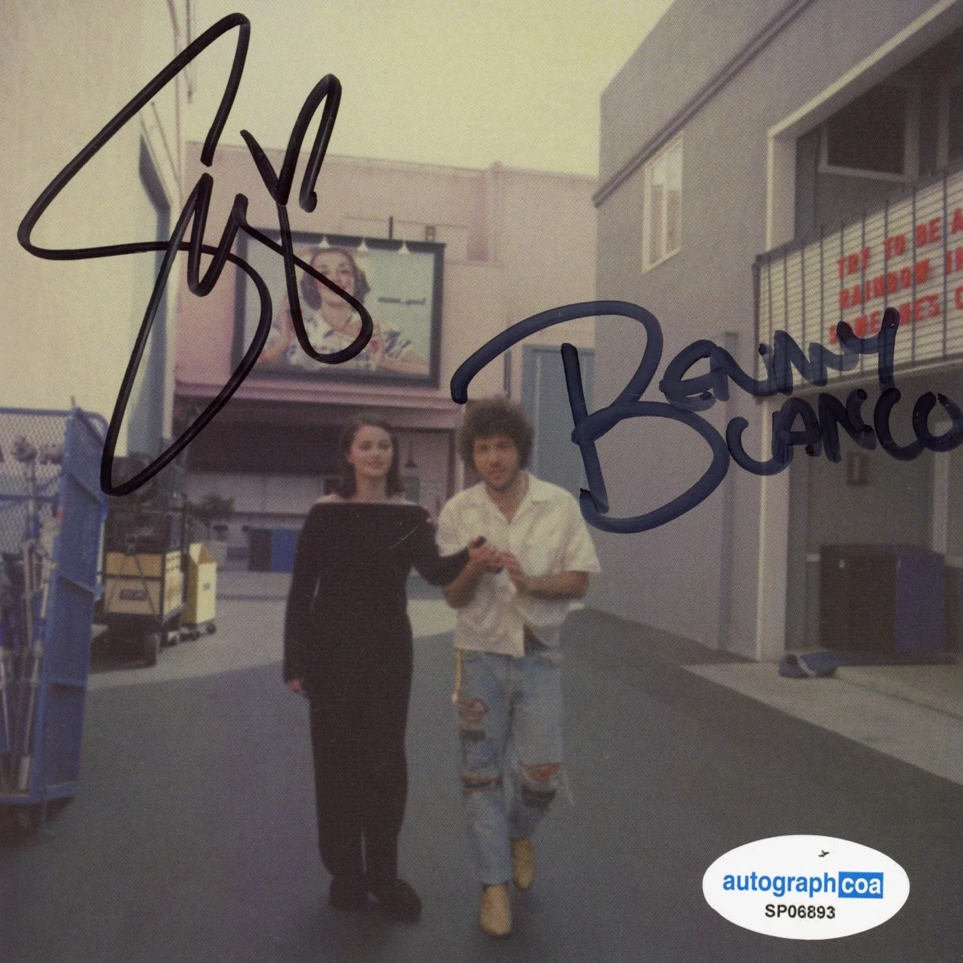 Selena Gomez & Benny Blanco Signed I Said I Love You First CD Framed ACOA COA, изображение 3