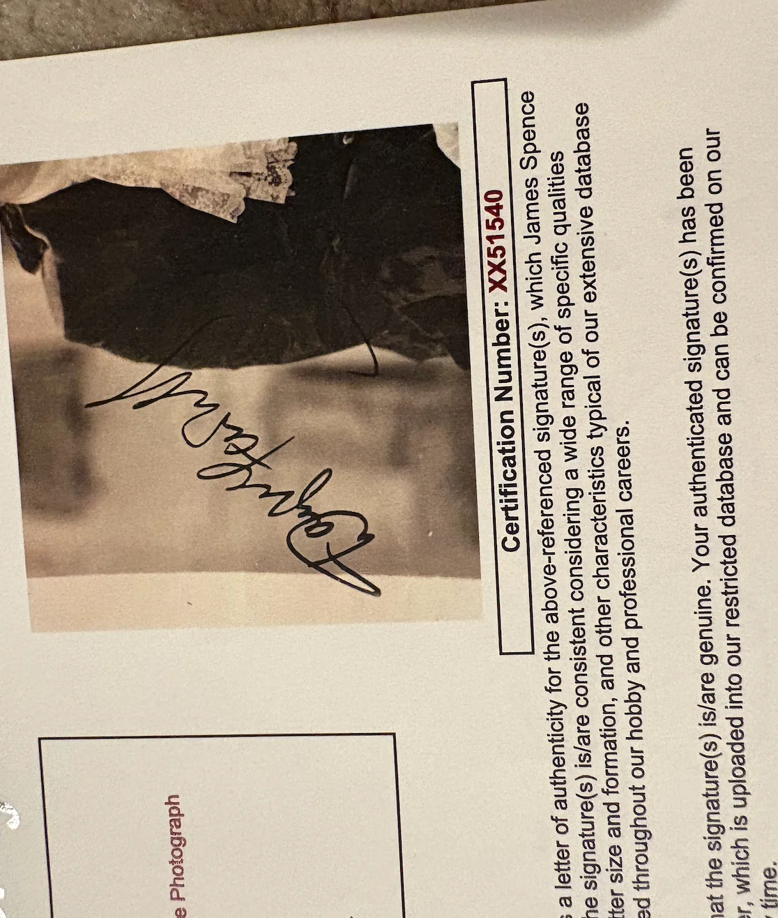 Douglas Fairbanks, Jr. jsa COA Certified Autograph Signed 8x10 Photo, изображение 3