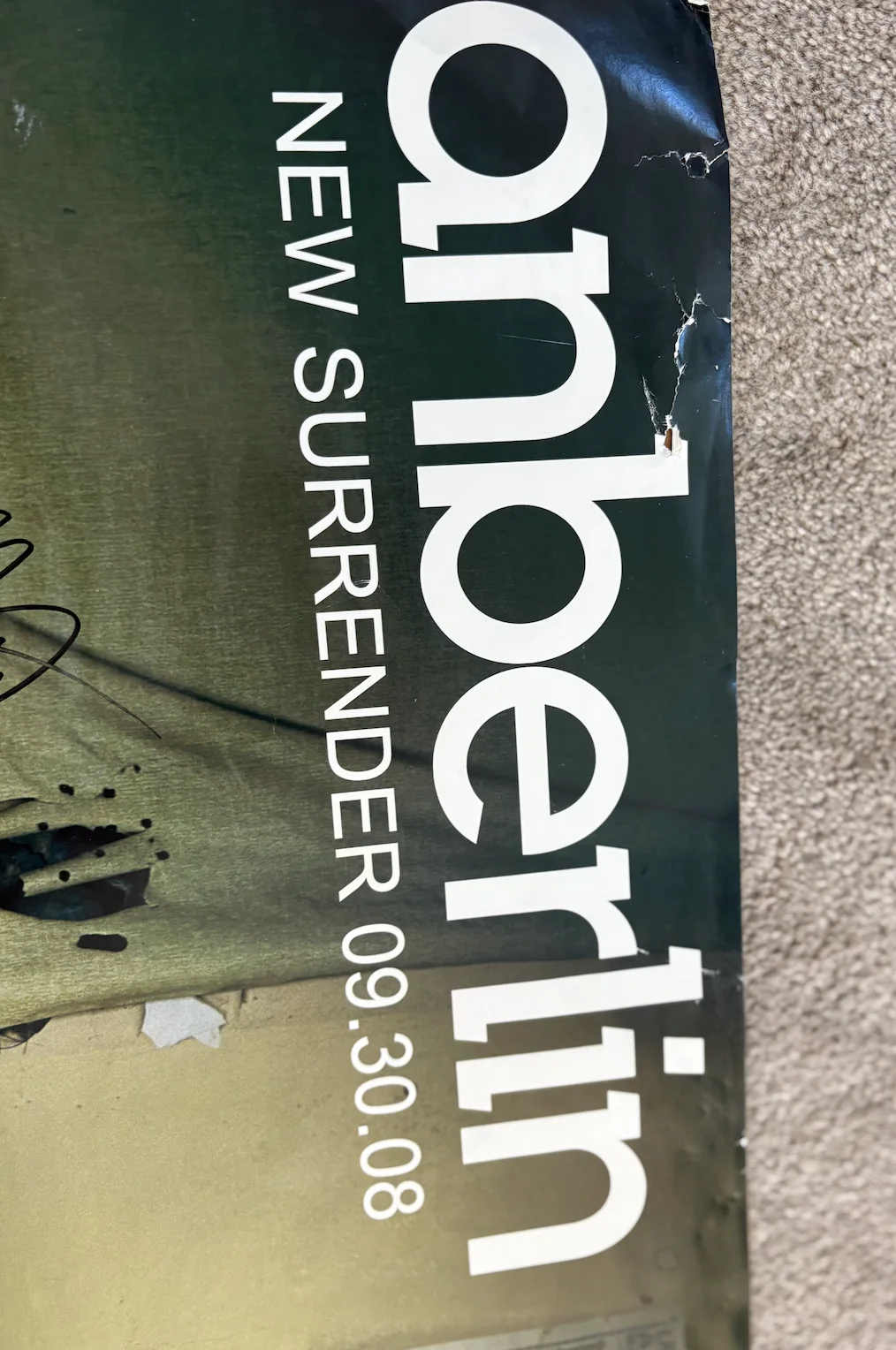 5 Full Band signed ANBERLIN Poster autograph STEPHEN CHRISTIAN vintage, изображение 5