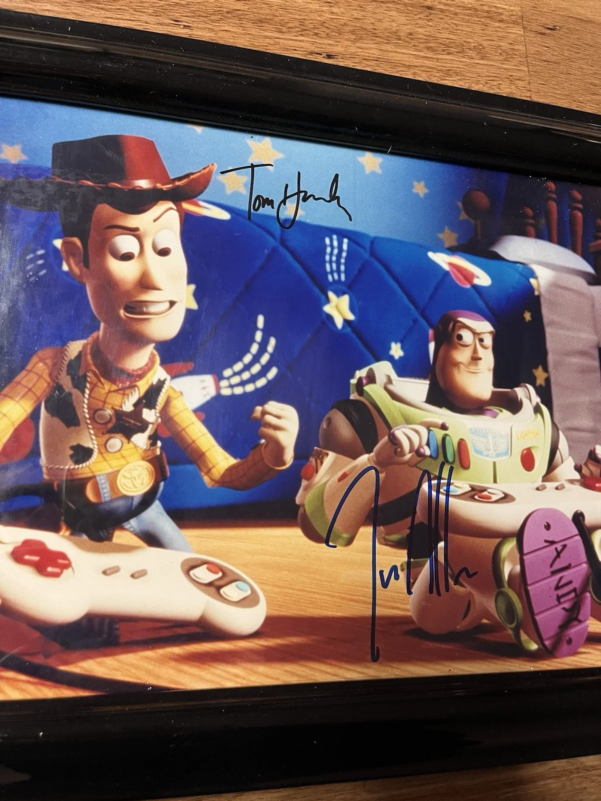 Tom Hanks And Tim Allen Signed Toy Story Framed Photograph, image 2