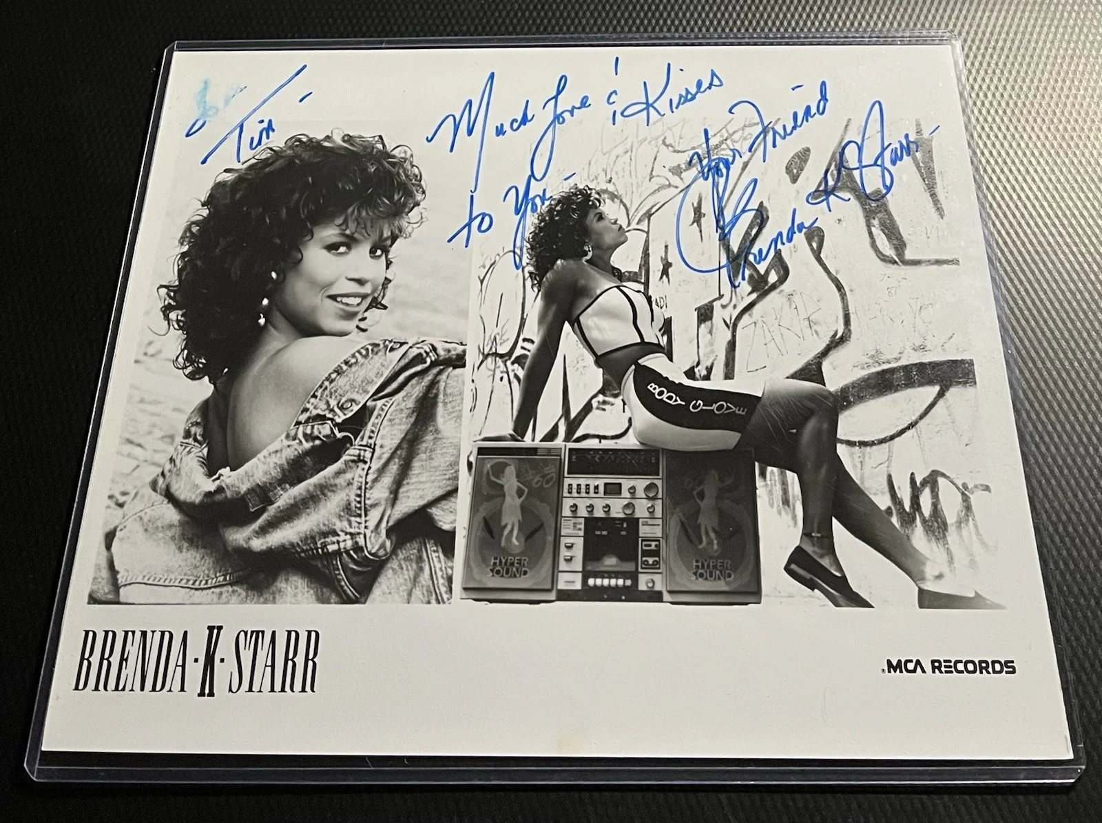Brenda K. Starr MCA Records Singer Signed 8x10 Autograph w/ COA & Top Loader, image 3