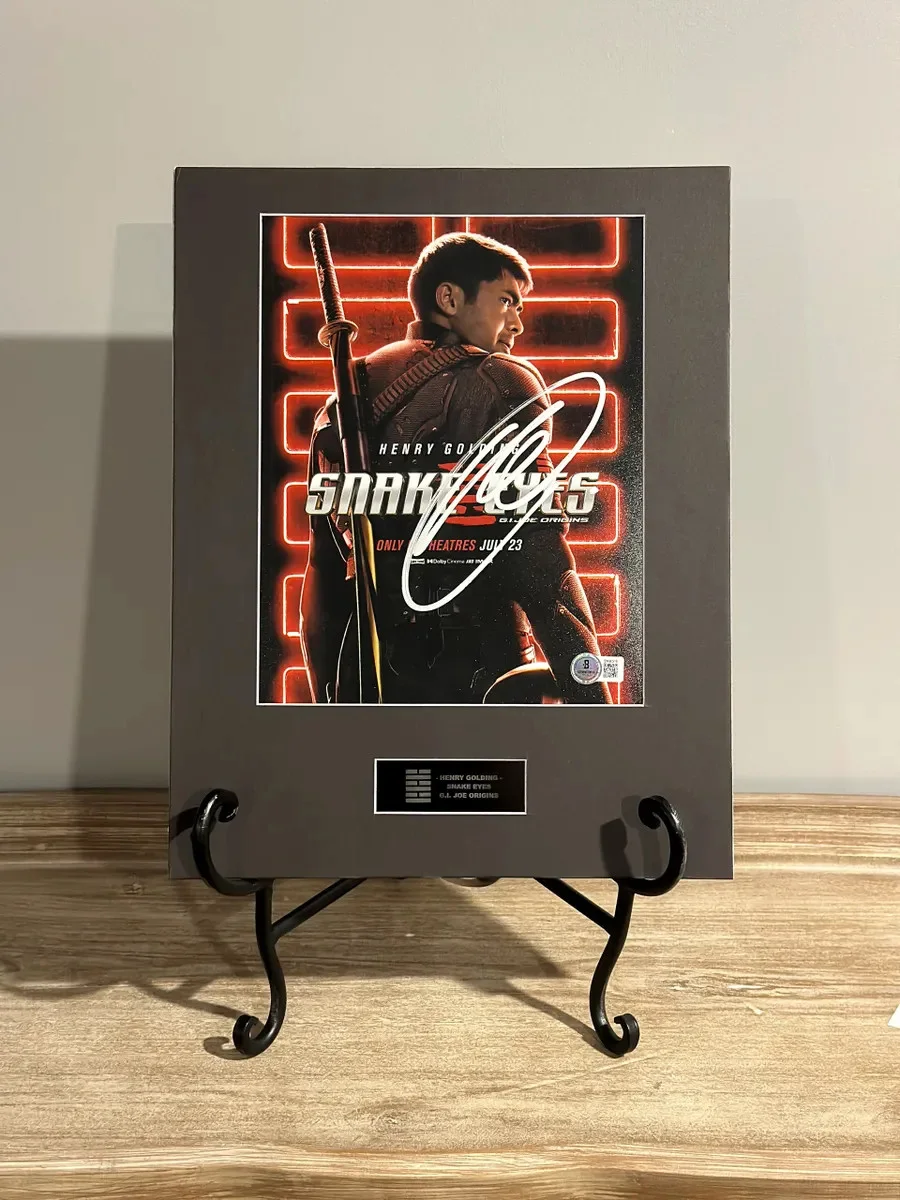 Henry Golding — Henry Golding Signed "Snake Eyes" 8x10 Mini Movie Poster