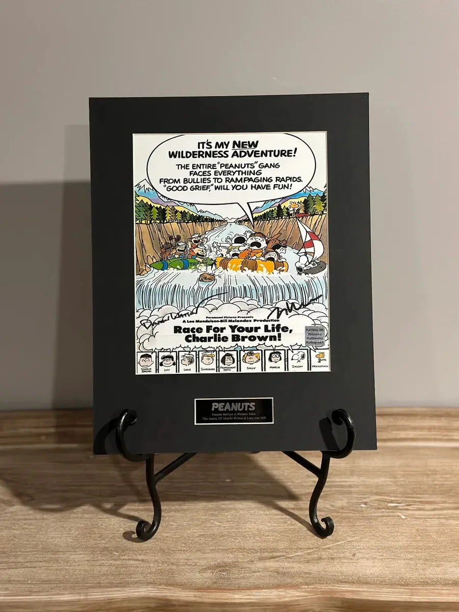 Duncan Watson and Melanie Kohn — Duncan Watson And Melanie Kohn Signed "Charlie Brown" 8x10 Photo