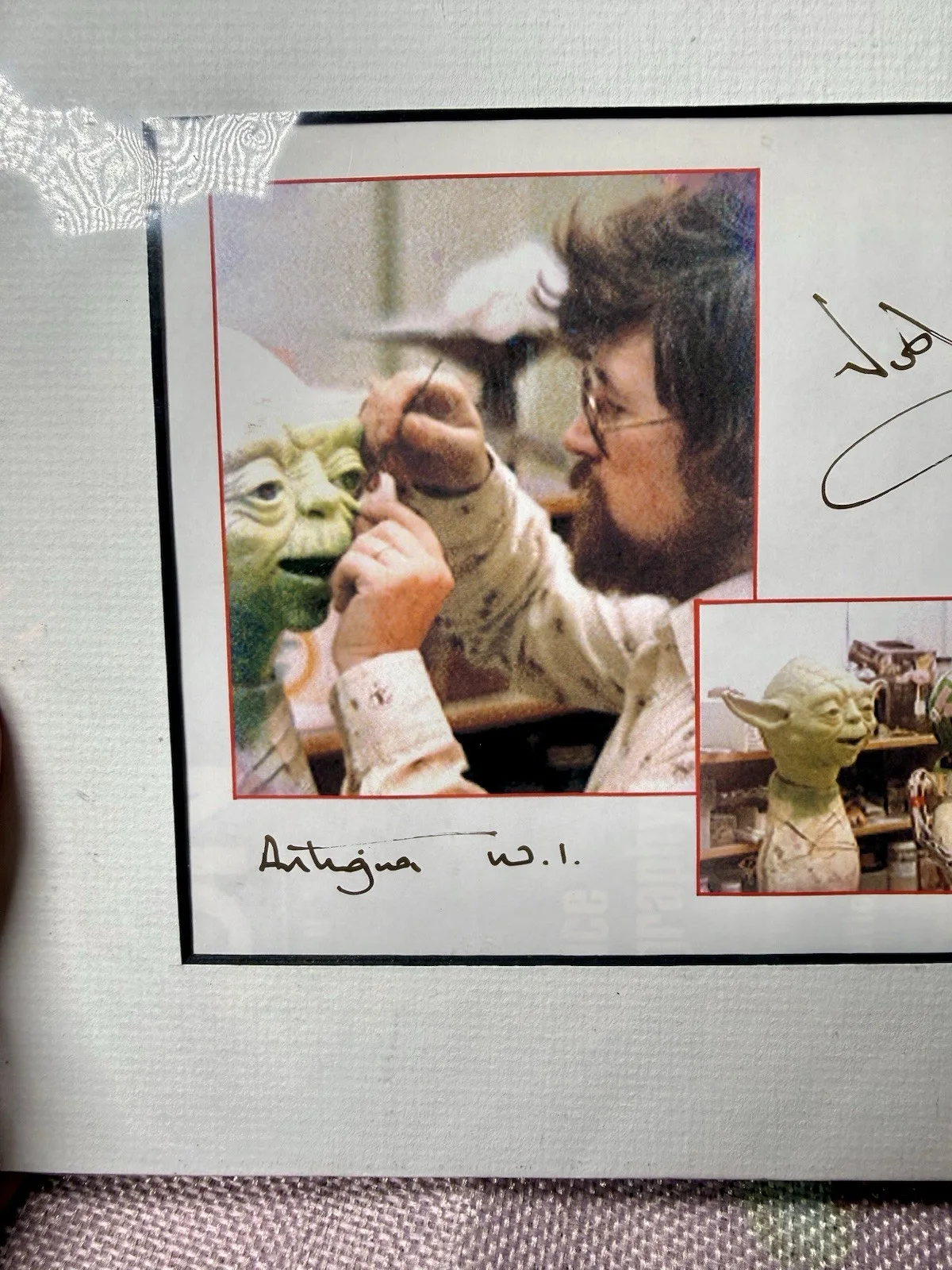 Nick Maley — 1999 Nick Maley Autograph Signature, Signed In Person, Star Wars Memorabilia, image 3
