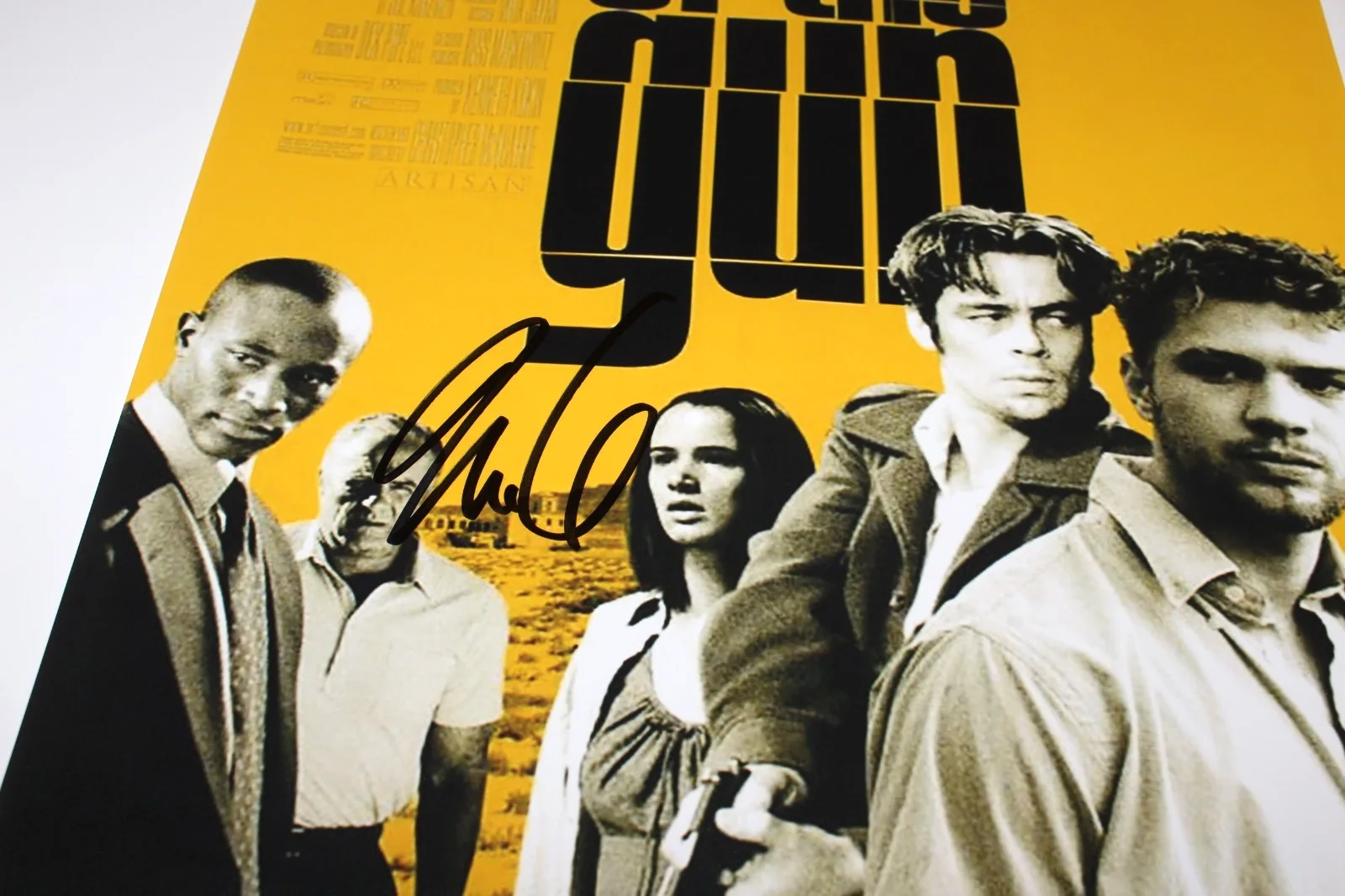 CHRISTOPHER MCQUARRIE SIGNED 'WAY OF THE GUN' 12x18 MOVIE POSTER BECKETT BAS COA, изображение 3