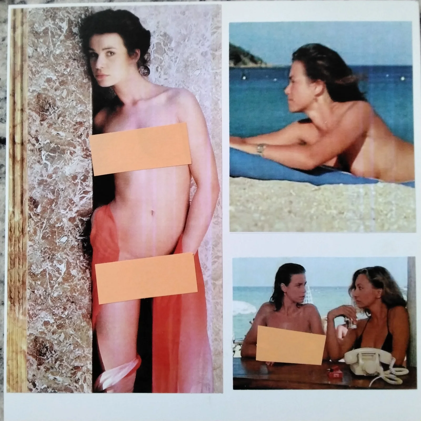 Valerie Kaprisky SIGNED Card Photo 80s French Movie Actress Stradivari Say Yes, изображение 5