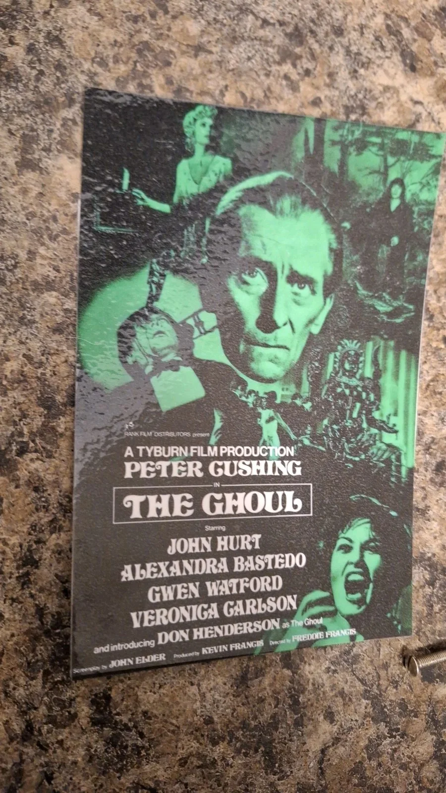 Vintage Style Postcard "The Ghoul" 1975 – Reproduction Art – Print, изображение 2