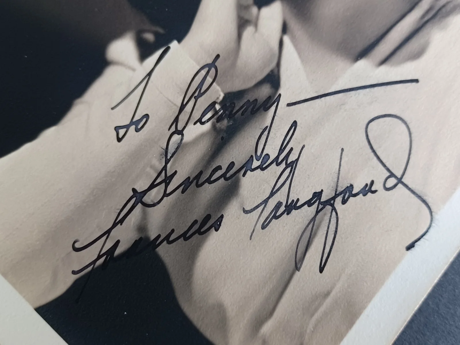 Frances Langford (d. 2005) Signed Vintage 5x7 Photo - Actress, Singer, изображение 2