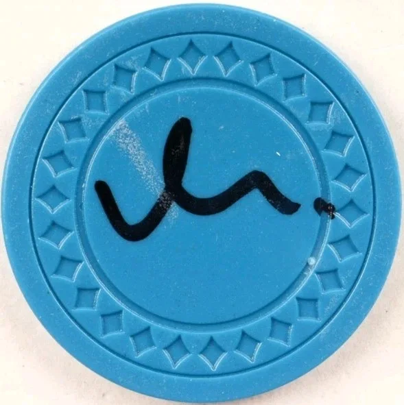 Matt Damon Signed Blue Poker Chip PSA CERT. "Rounders" Movie. Not A Prop, изображение 5