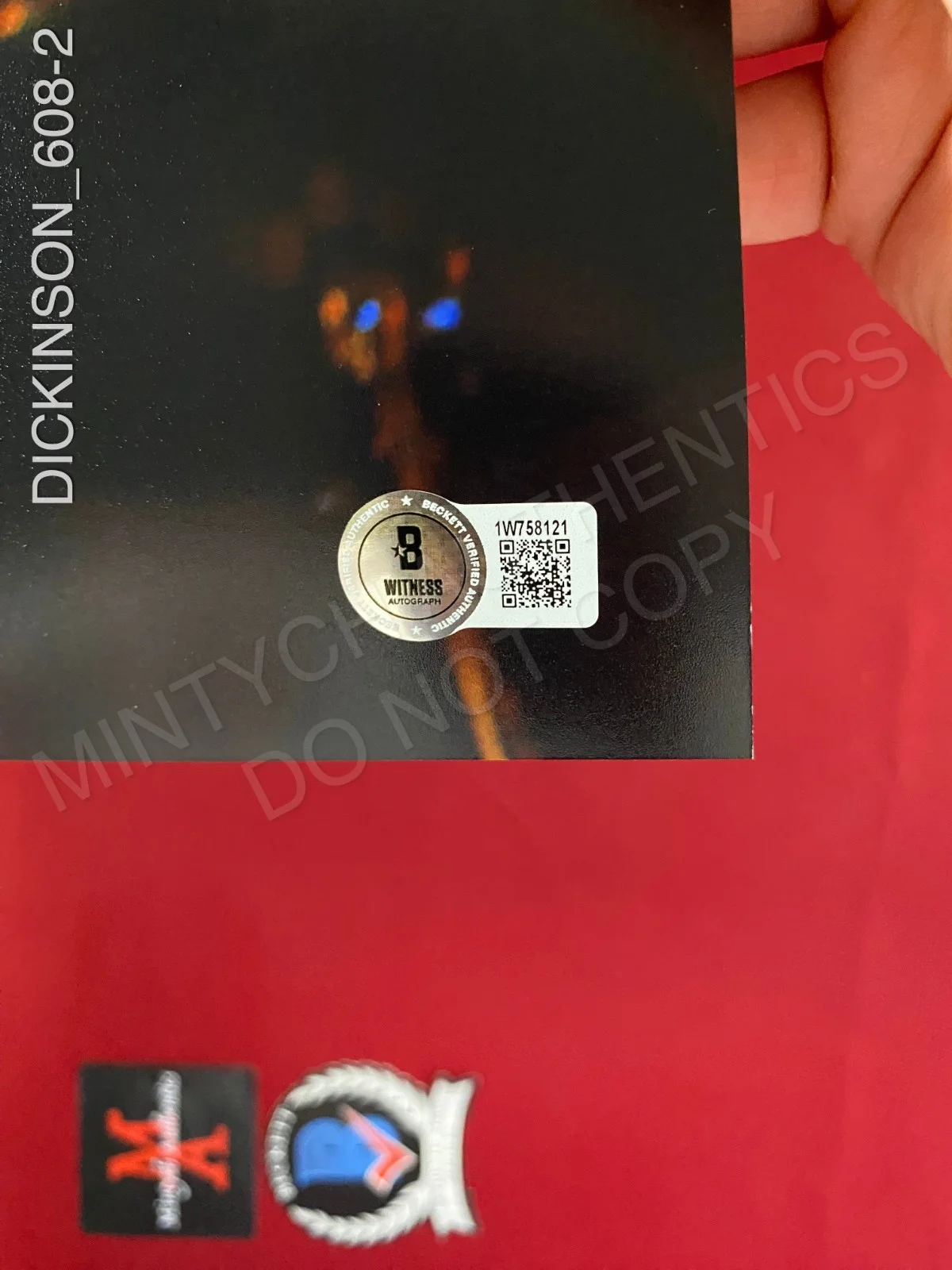 Bruce Dickinson Iron Maiden autographed signed 11x14 photo Beckett COA, изображение 2