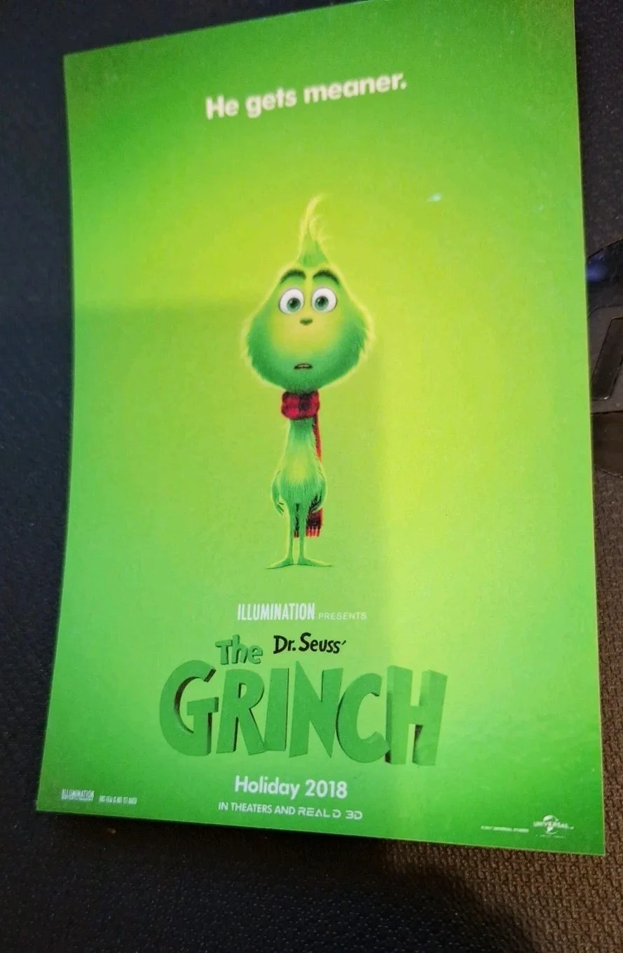 Theatrical Film Poster "The Grinch" 2018 – Reproduction Art - Postcard, изображение 3