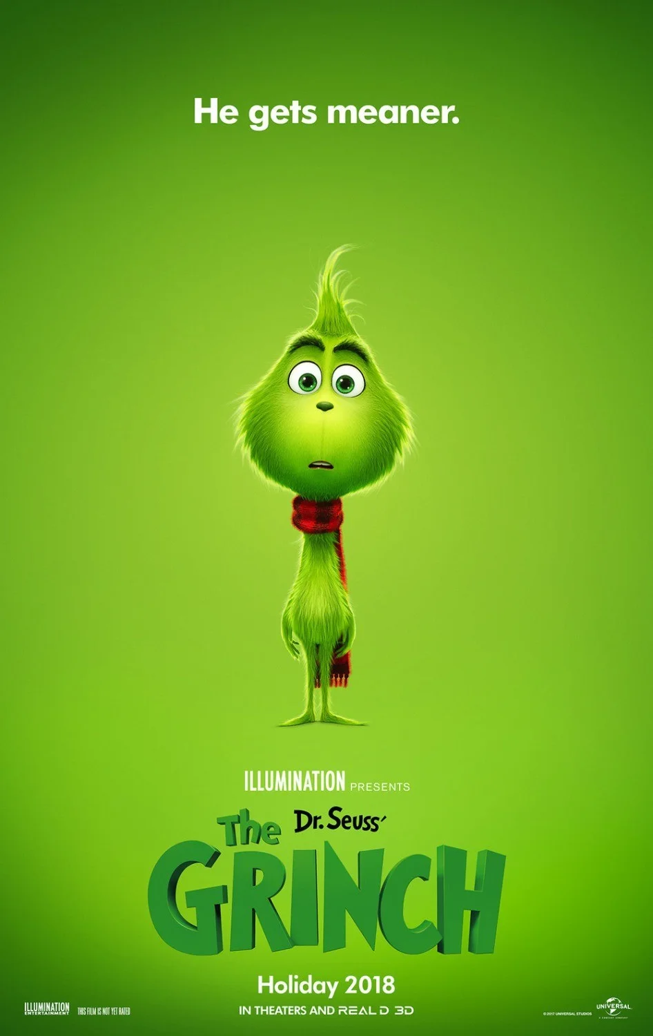 Theatrical Film Poster "The Grinch" 2018 – Reproduction Art - Postcard, изображение 4