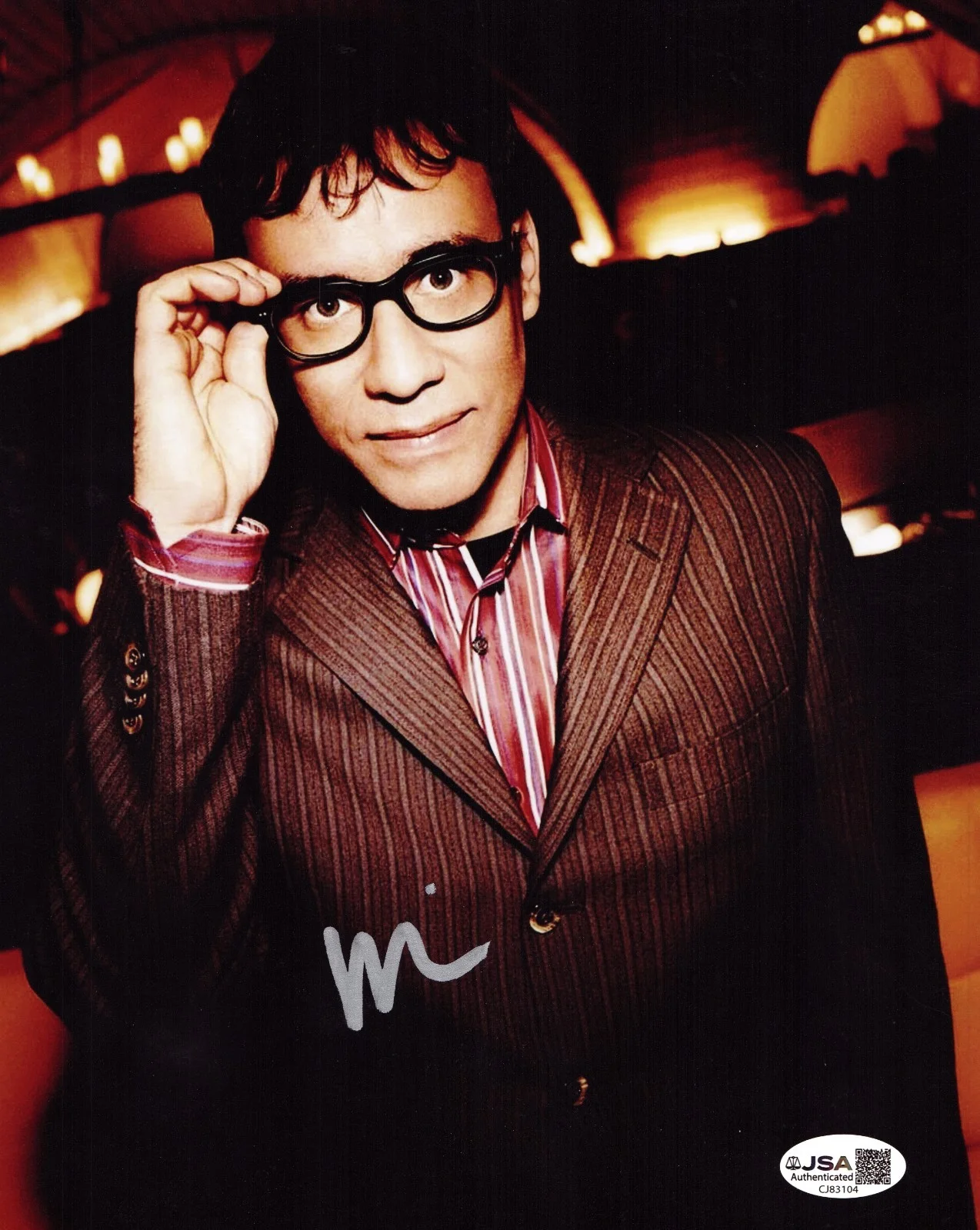 Fred Armisen — Fred Armisen signed Saturday Night Live 8x10 photo autographed SNL JSA COA