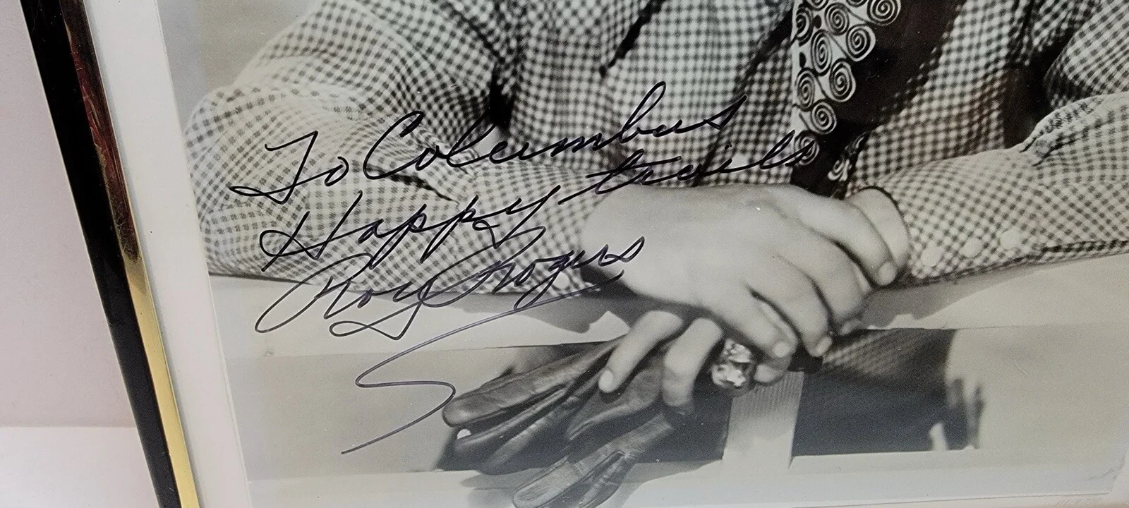 Roy Rogers — SIGNED ROY ROGERS signed autographed 8x10 photo Vintage Happy Trails, изображение 2