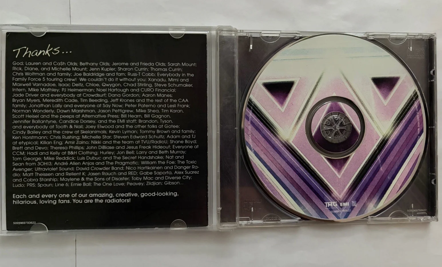 Family Force 5 Dance Or Die With A Vengeance Signed Autographed CD 2009 V.G., изображение 5