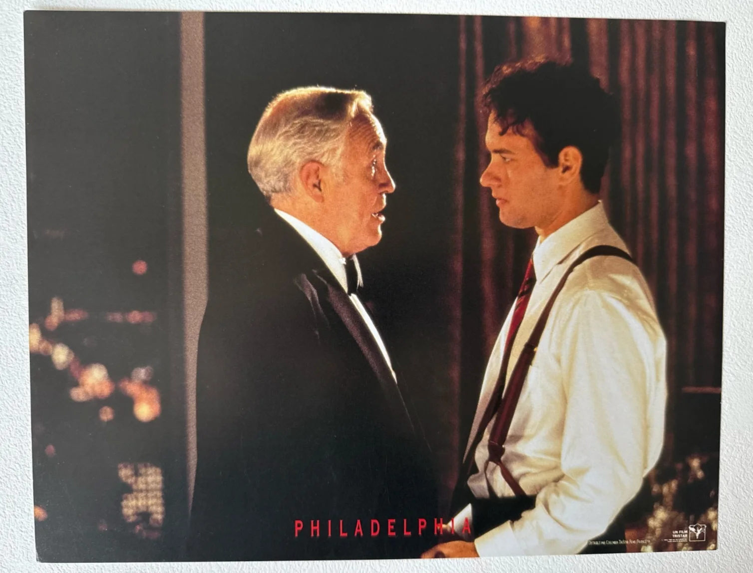 Philadelphia 1993 French Lobby Cards x7 – Tom Hanks – AIDS Awareness Card, изображение 4