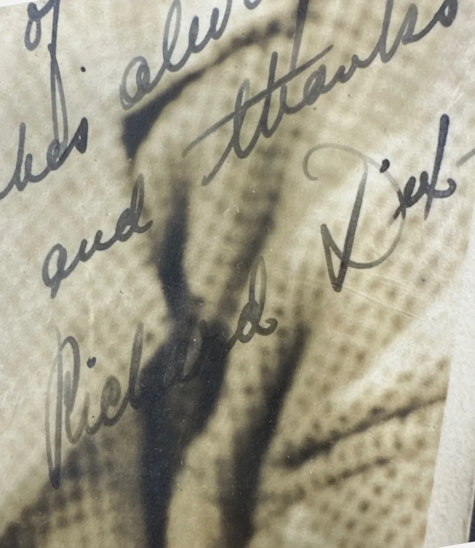 RICHARD DIX—SIGNED PHOTO—AA NOM•DEMILLE•Val Lewton•Whistler Films•Stroheim•, изображение 2