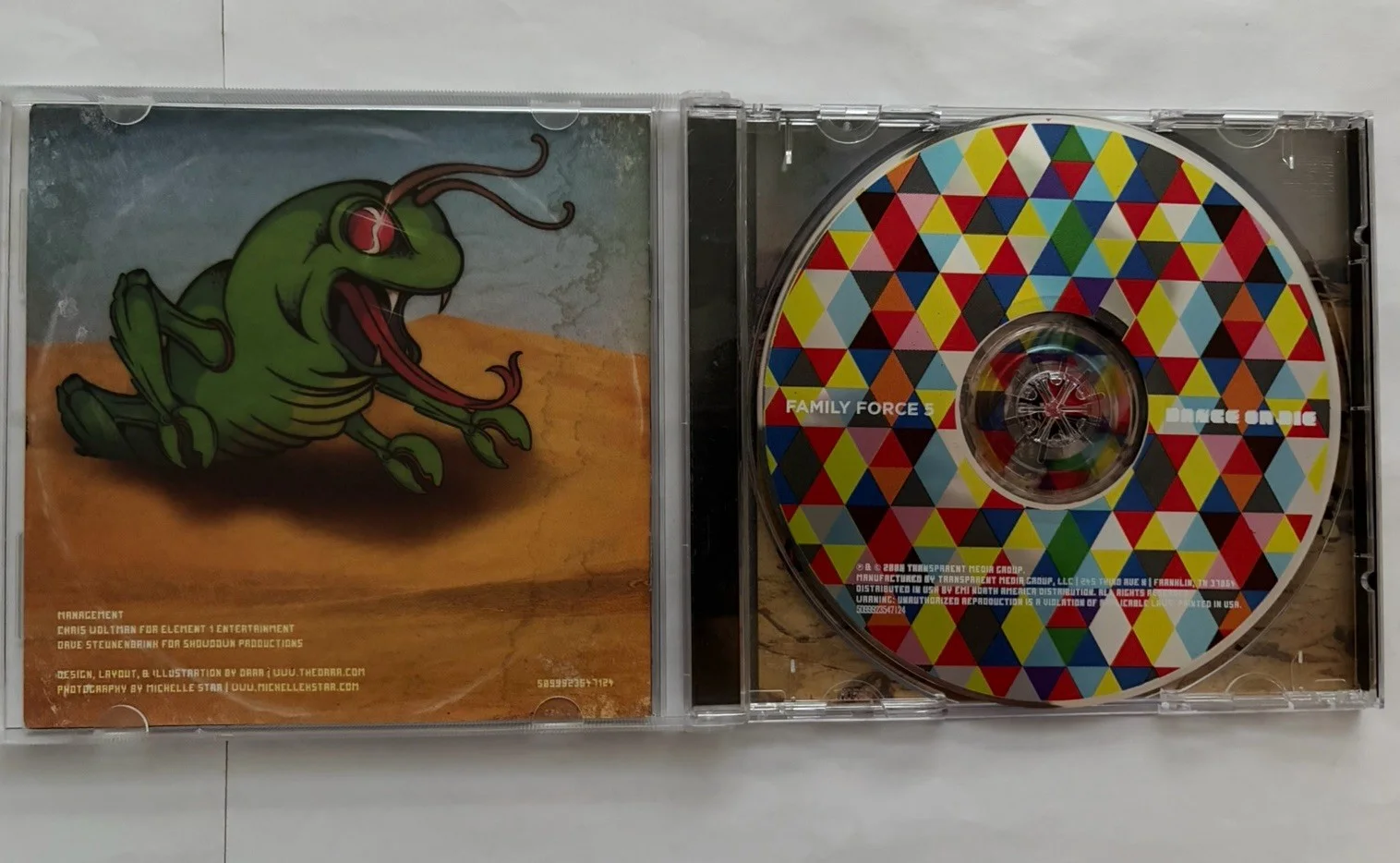 Family Force 5 Dance Or Die CD 2008 Signed Autographed CD Tooth & Nail Very Good, image 5