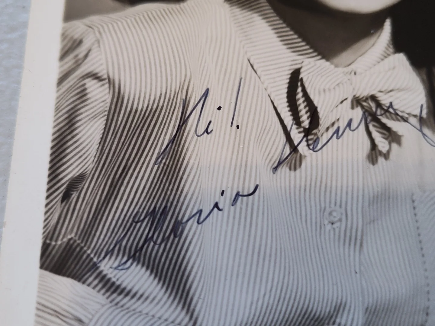 RPPC Of Actress Gloria Henry Signed Postmarked 1952, изображение 4