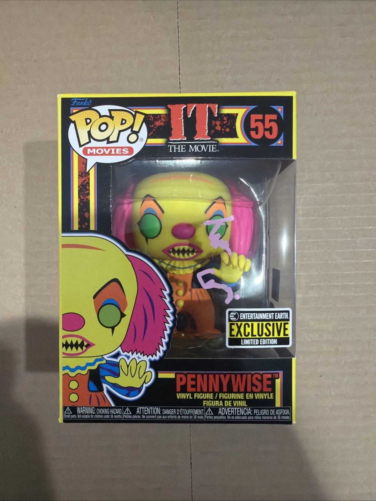 Tim Curry — Tim Curry Signed/Autographed It Pennywise Funko Pop! OCCM & Curry Hologram COA