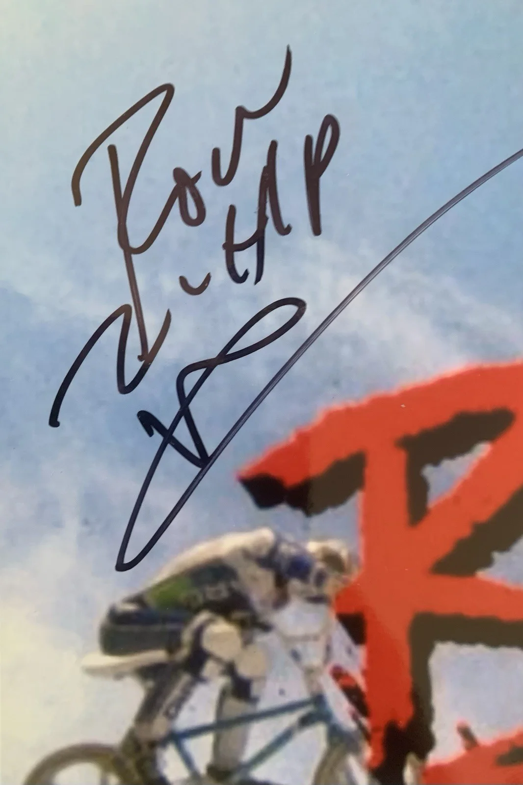 RL OSBORN & RON WILKERSON Signed RAD BMX Movie 8x10 Photo, изображение 2