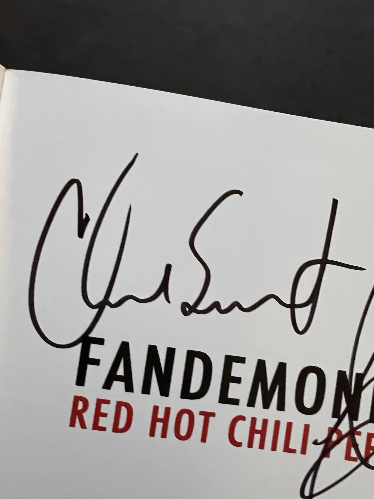 Authentic Red Hot Chili Peppers AUTOGRAPHED Fandemonium soft cover book signed, image 5