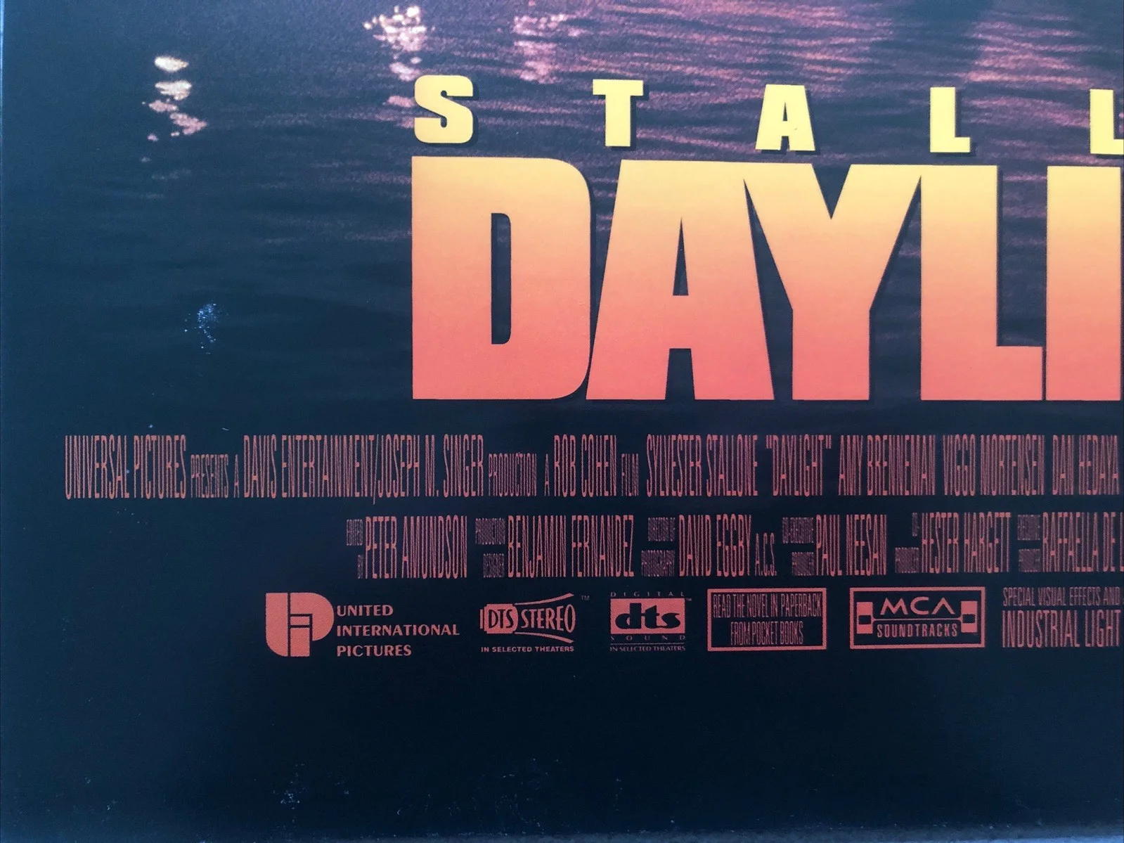 Cinema Film Mini Poster A3 Size: “DAYLIGHT” Starring Sylvester Stallone, image 3