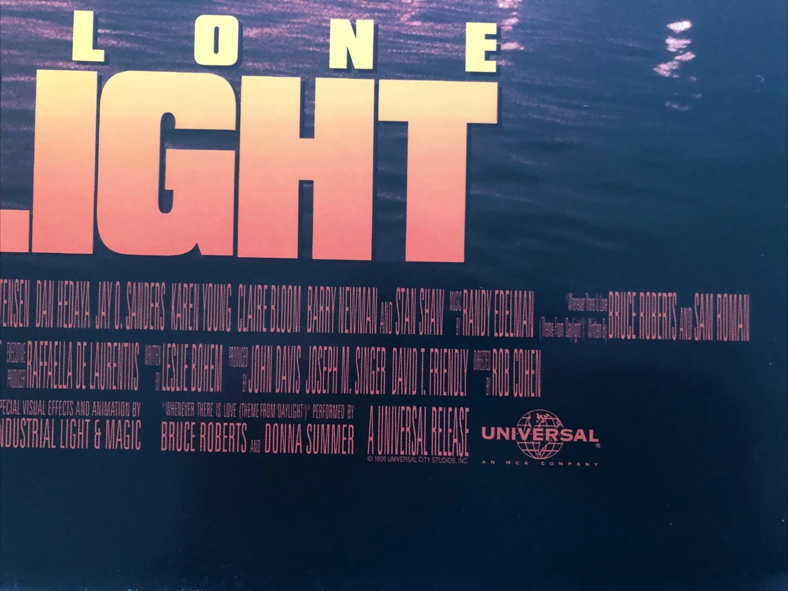 Cinema Film Mini Poster A3 Size: “DAYLIGHT” Starring Sylvester Stallone, image 4
