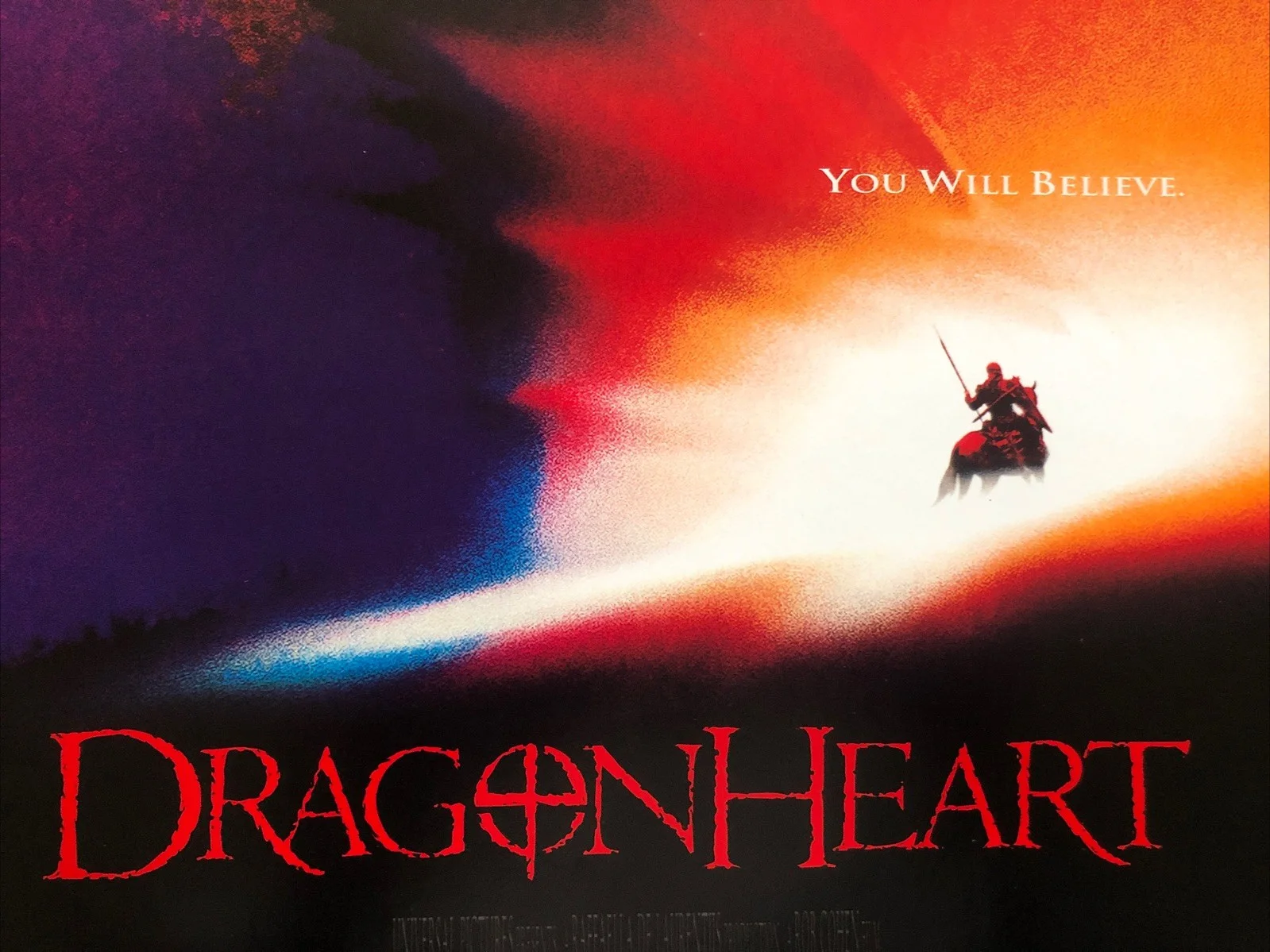 Cinema Film Mini Poster A3 DragonHeart - Sir Sean Connery & David The Eli’s, изображение 2