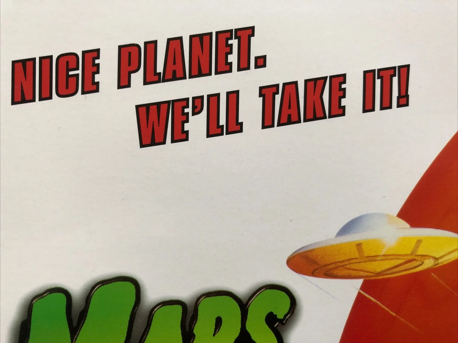 Cinema Film Mini Poster A3- “Mars Attacks” Tim Burton Movie Collectable, изображение 2