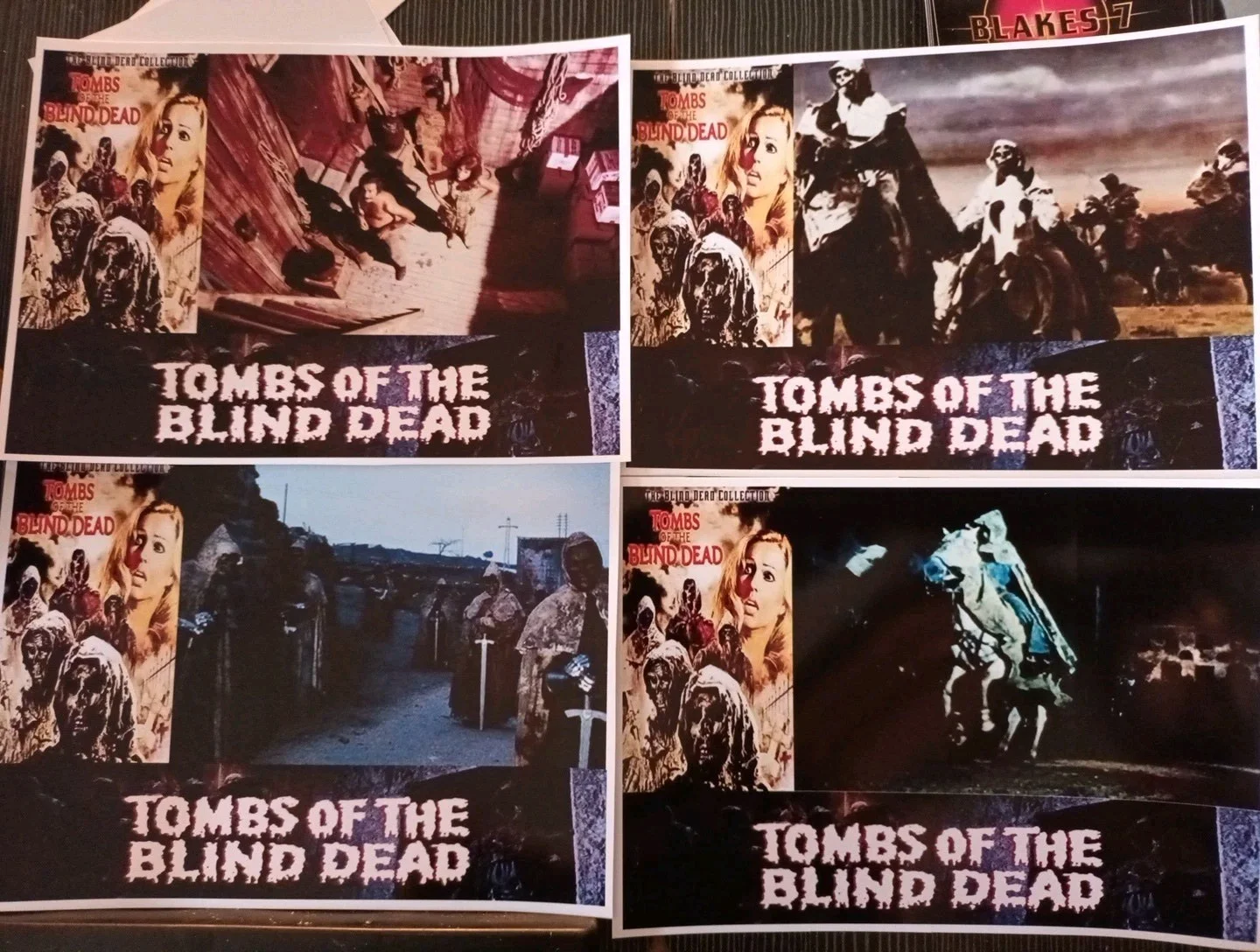 The Blind Dead. 12 Unoffical Glossy 7x5ins Lobby Cards/ 6 bookmarks. NEW, изображение 4