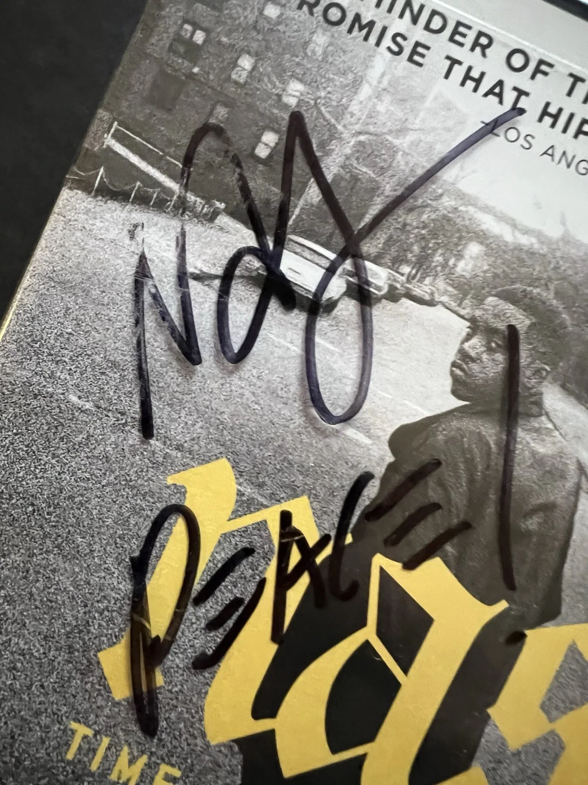 Authentic Nas AUTOGRAPHED Time is Illmatic DVD movie sealed hand signed RARE, image 2