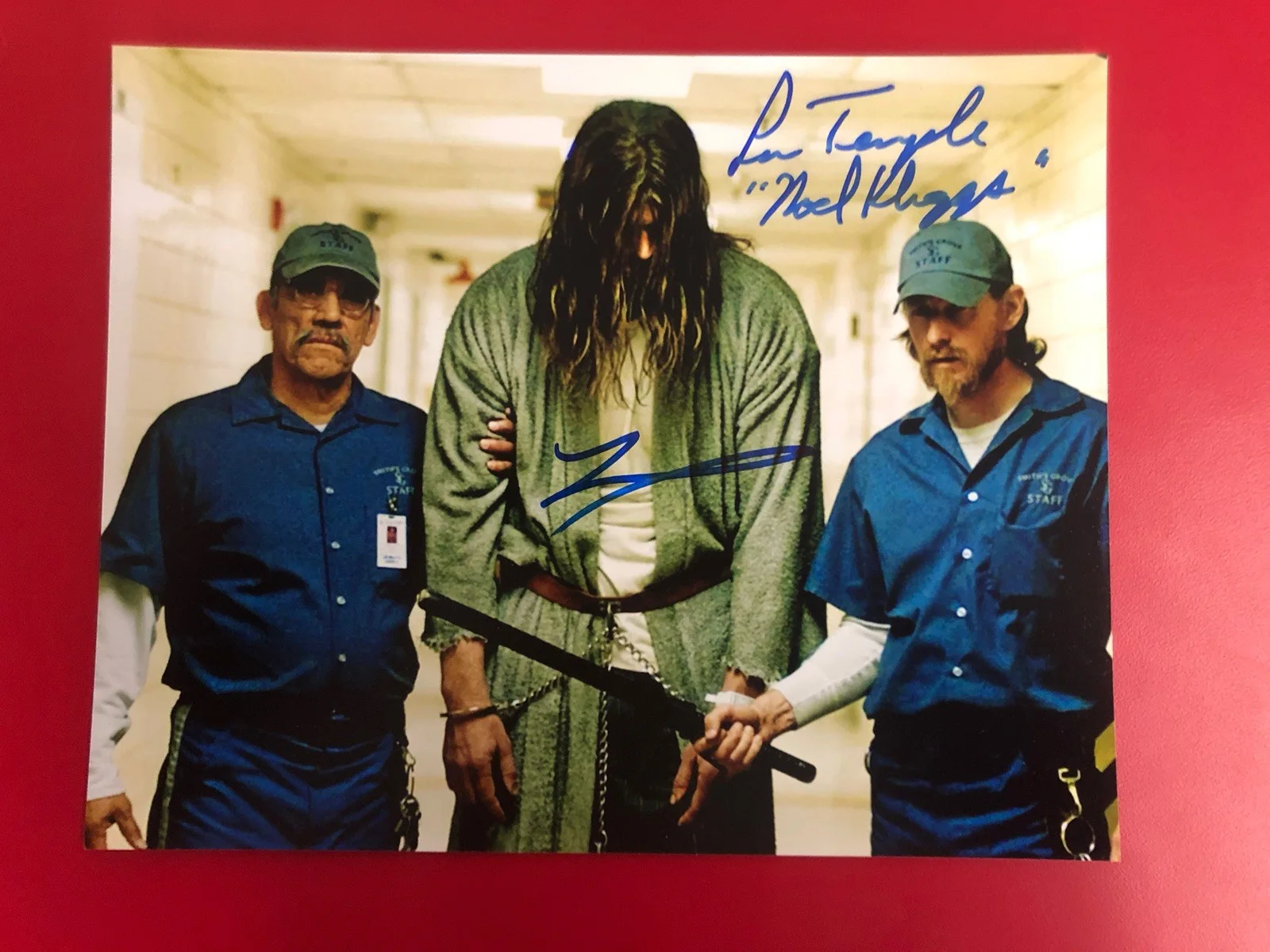 Lew Temple — Tyler Mane & Lew Temple Dual Signed 8x10 Auto Rob Zombies Halloween Store COA