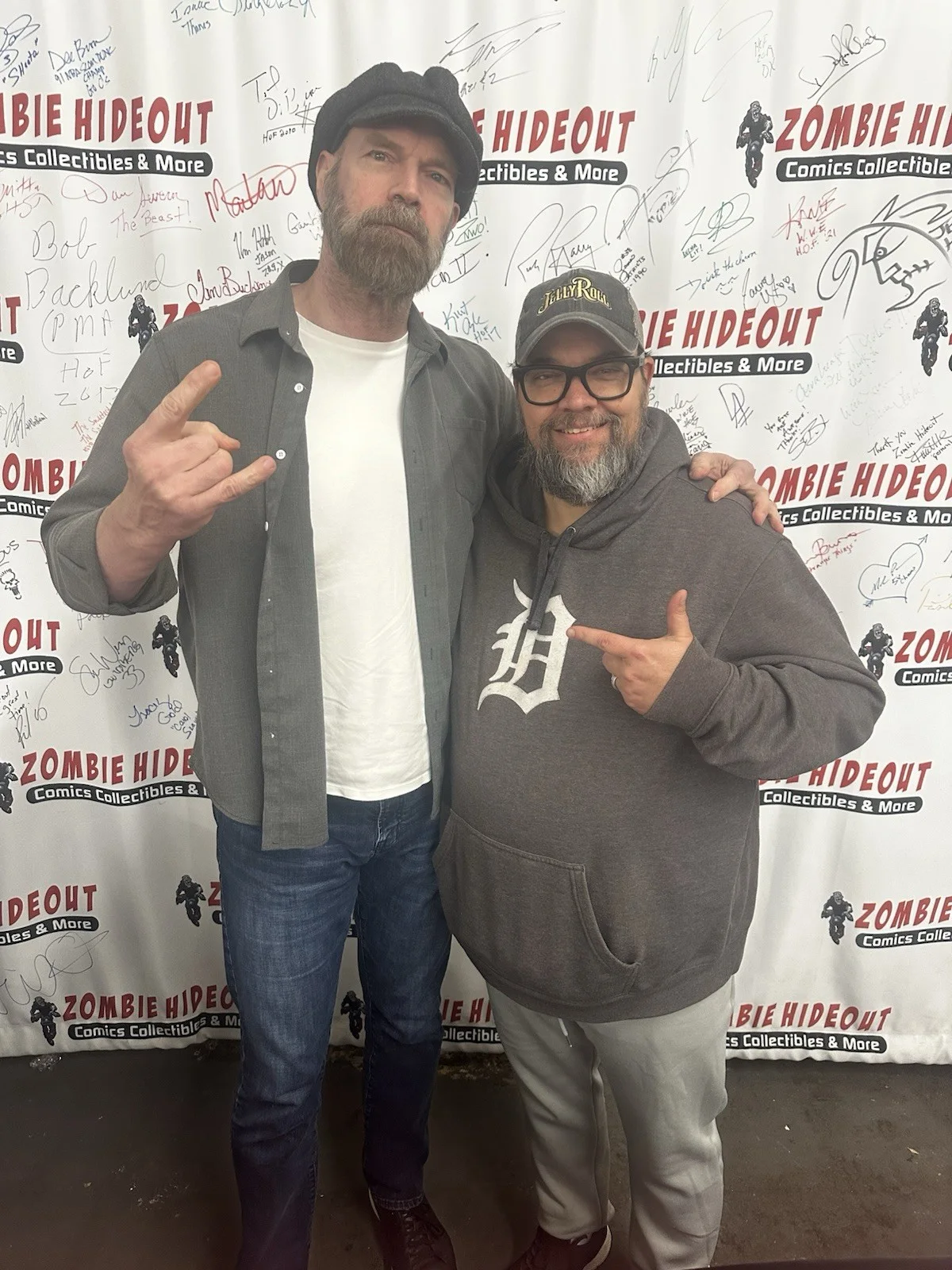 Lew Temple — Tyler Mane & Lew Temple Dual Signed 8x10 Auto Rob Zombies Halloween Store COA, изображение 3