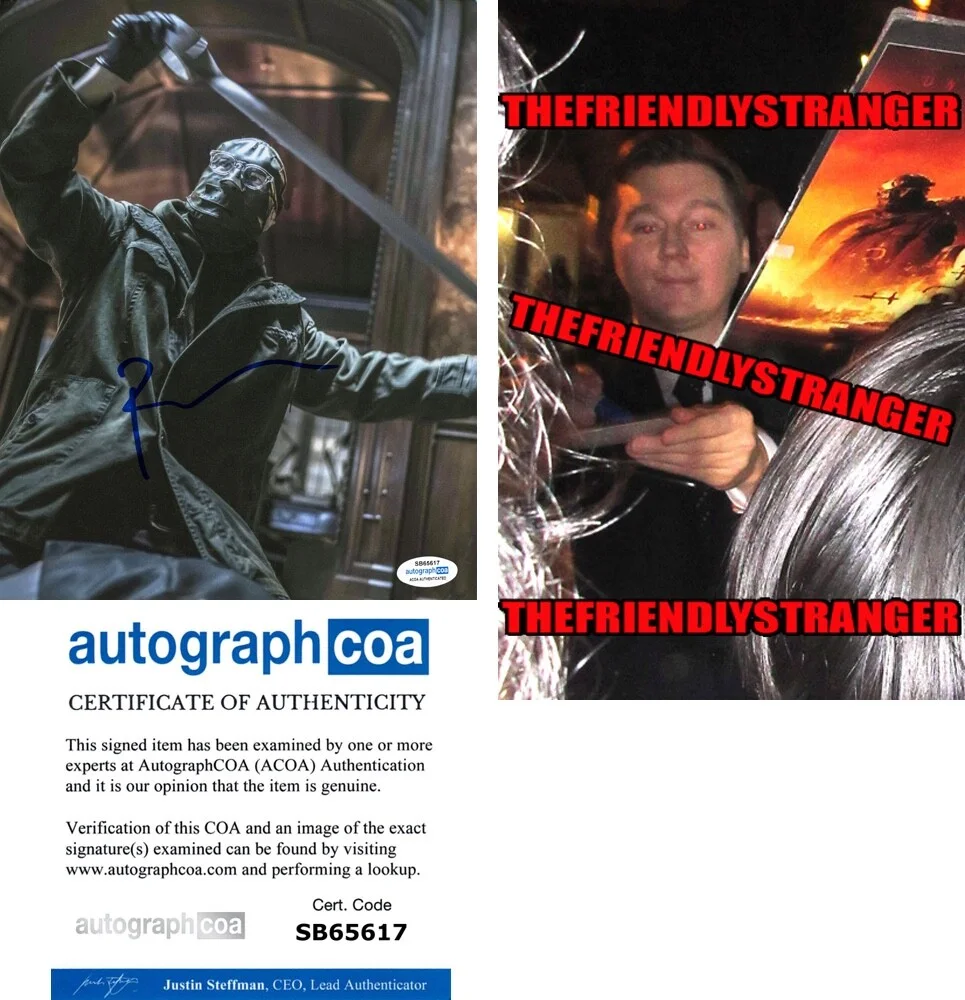 Paul Dano — Paul Dano signed "THE BATMAN" 8x10 Photo AUTOGRAPHED d PROOF Riddler ACOA COA