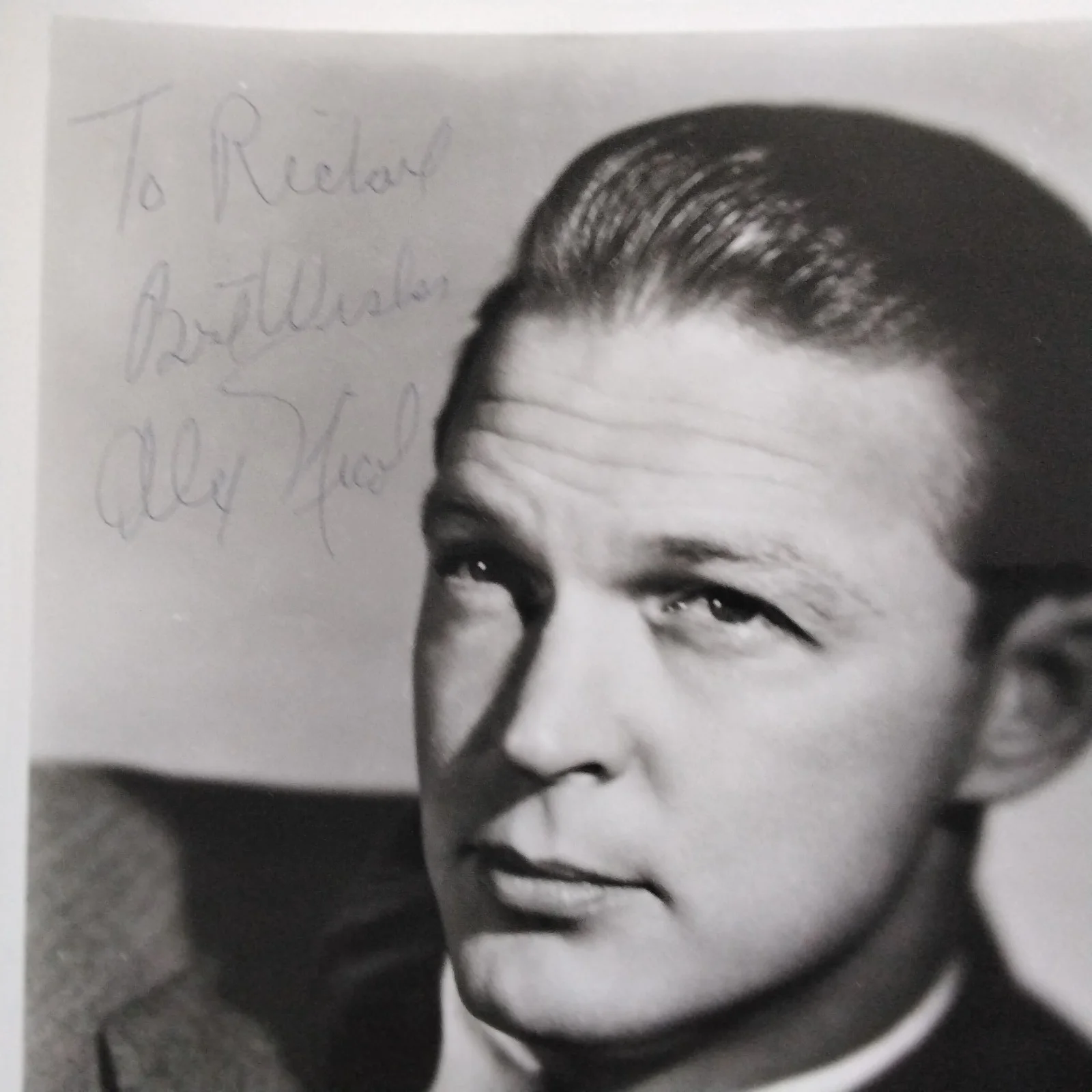 Alex Nicol SIGNED Photo Movie TV Actor Man from Laramie Westerns Screaming Skull, изображение 5