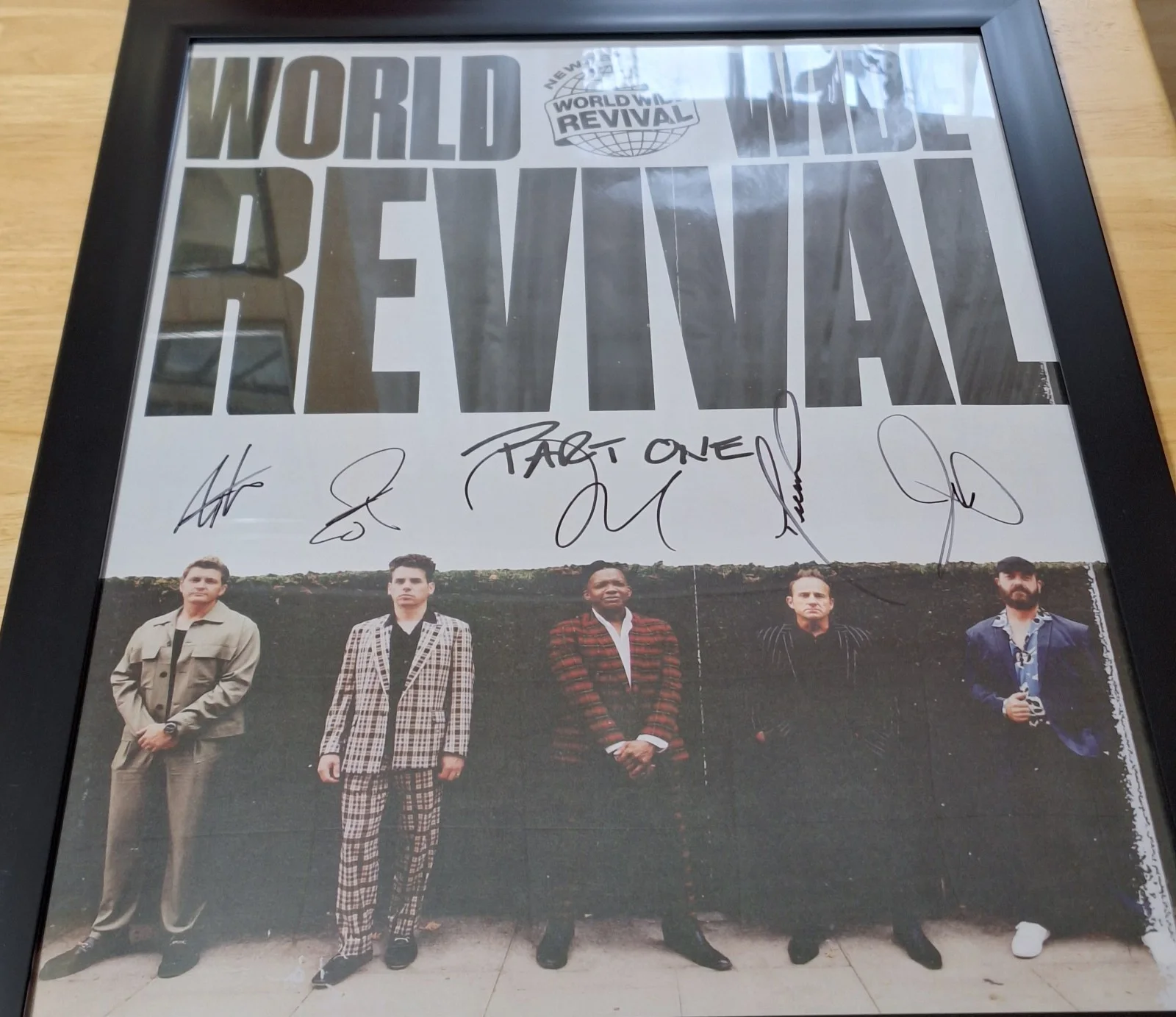 Newsboys Worldwide Revival 2024 SIGNED Poster (No Frame), изображение 2