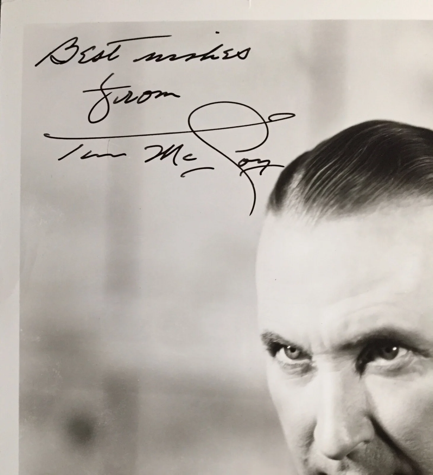 TIM MCCOY—SIGNED PHOTO—MGM SILENT/TALKIE WESTERN STAR—JOAN CRAWFORD+JOHN WAYNE, image 2