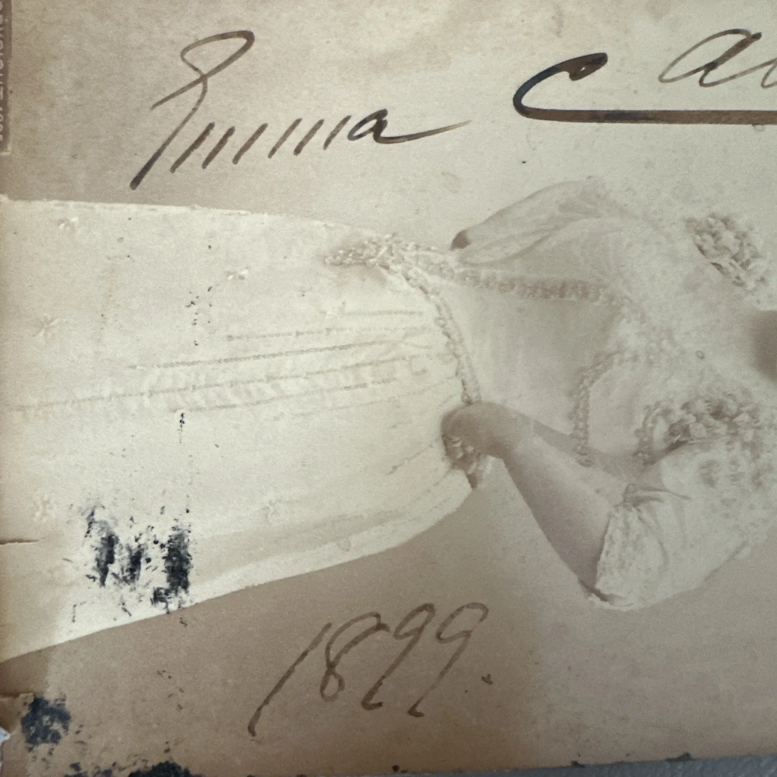EMMA CALVE Opera Soprano Singer AUTOGRAPH Signed Cabinet Card 1899 - RARE!, image 5