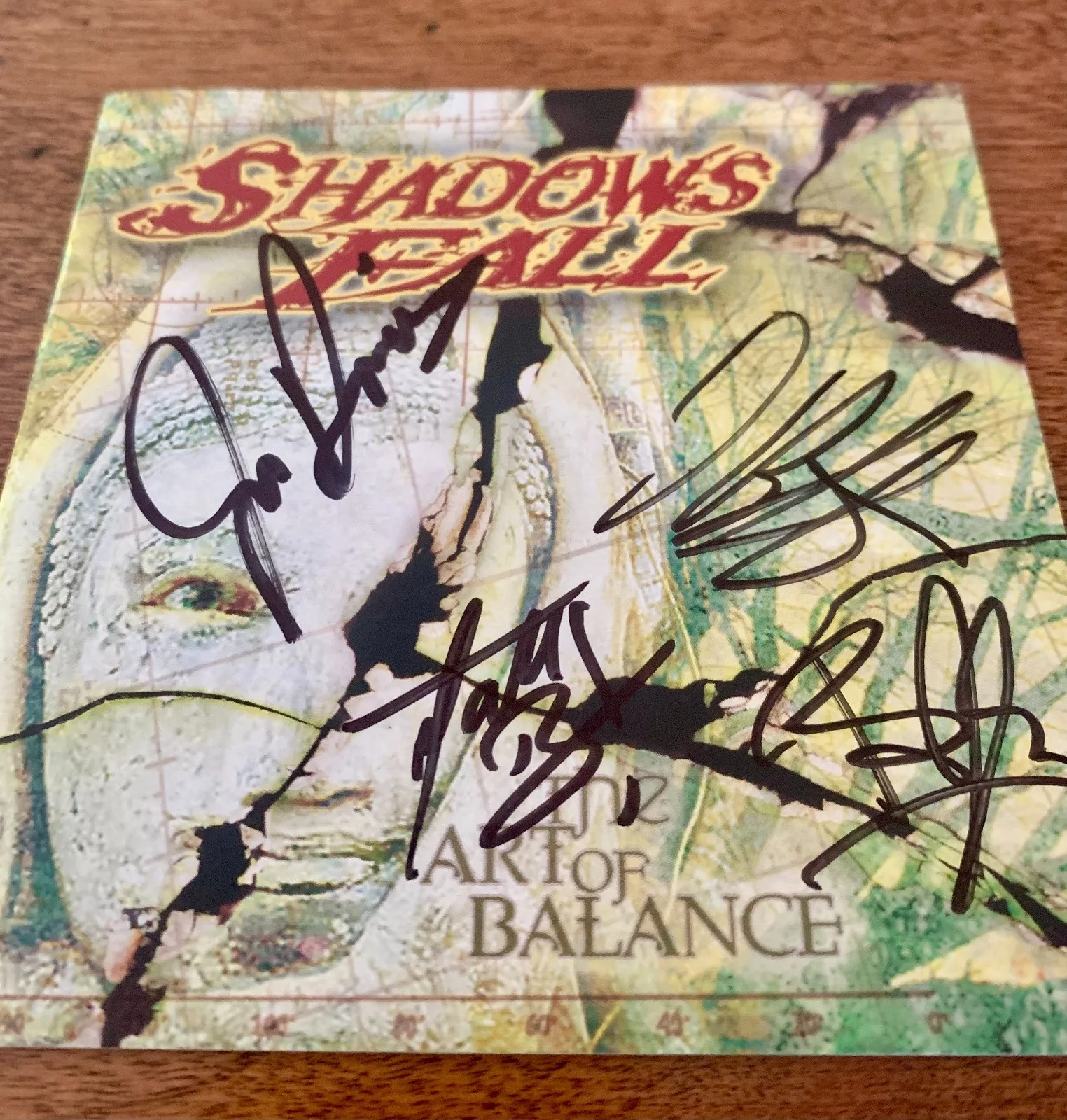 Shadows Fall - Signed - The Art of Balance CD - Ozzfest 2003 Autographed, изображение 2