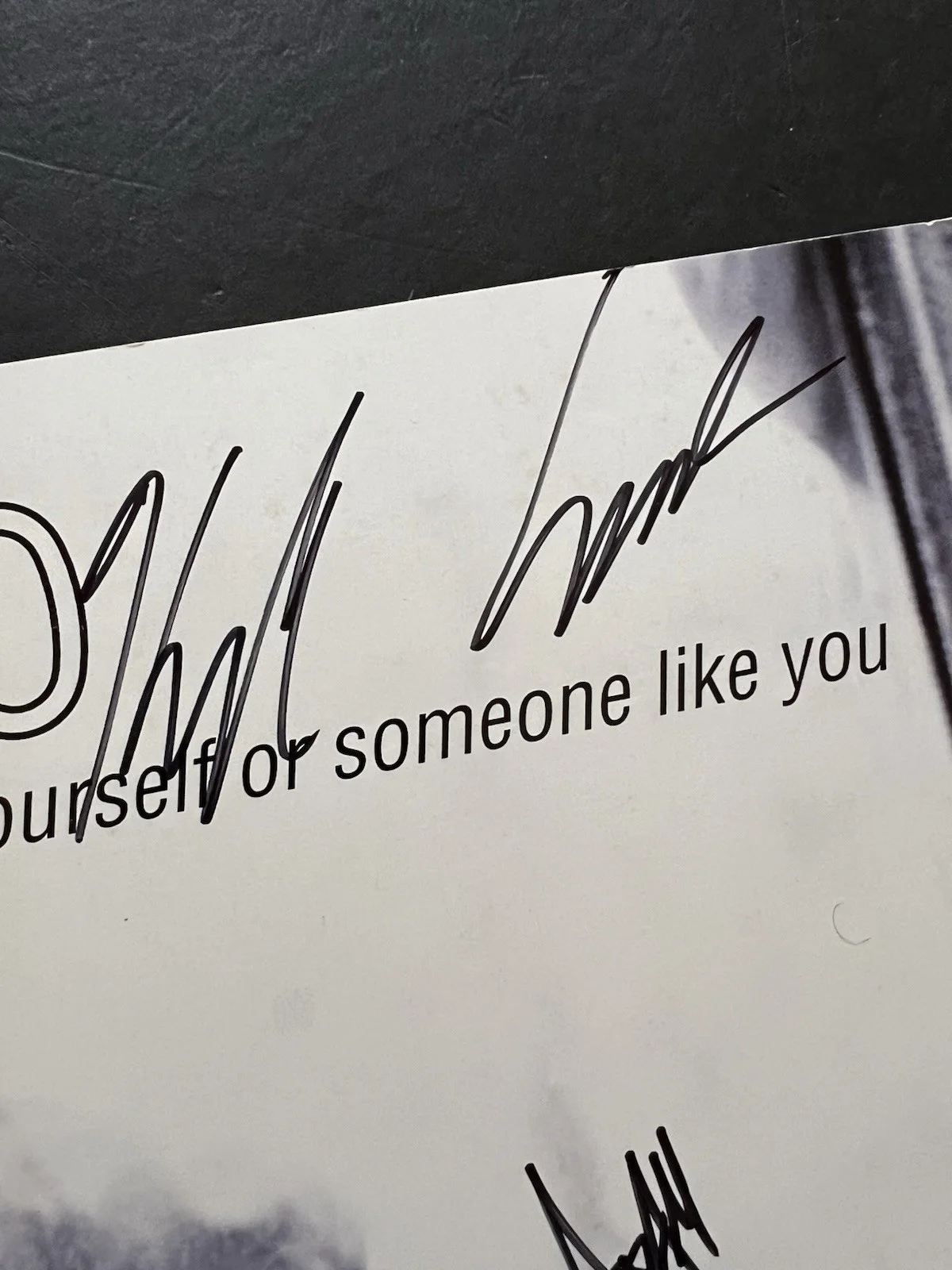 Authentic Autographed Matchbox 20 Yourself Someone Like You record flat signed, image 4