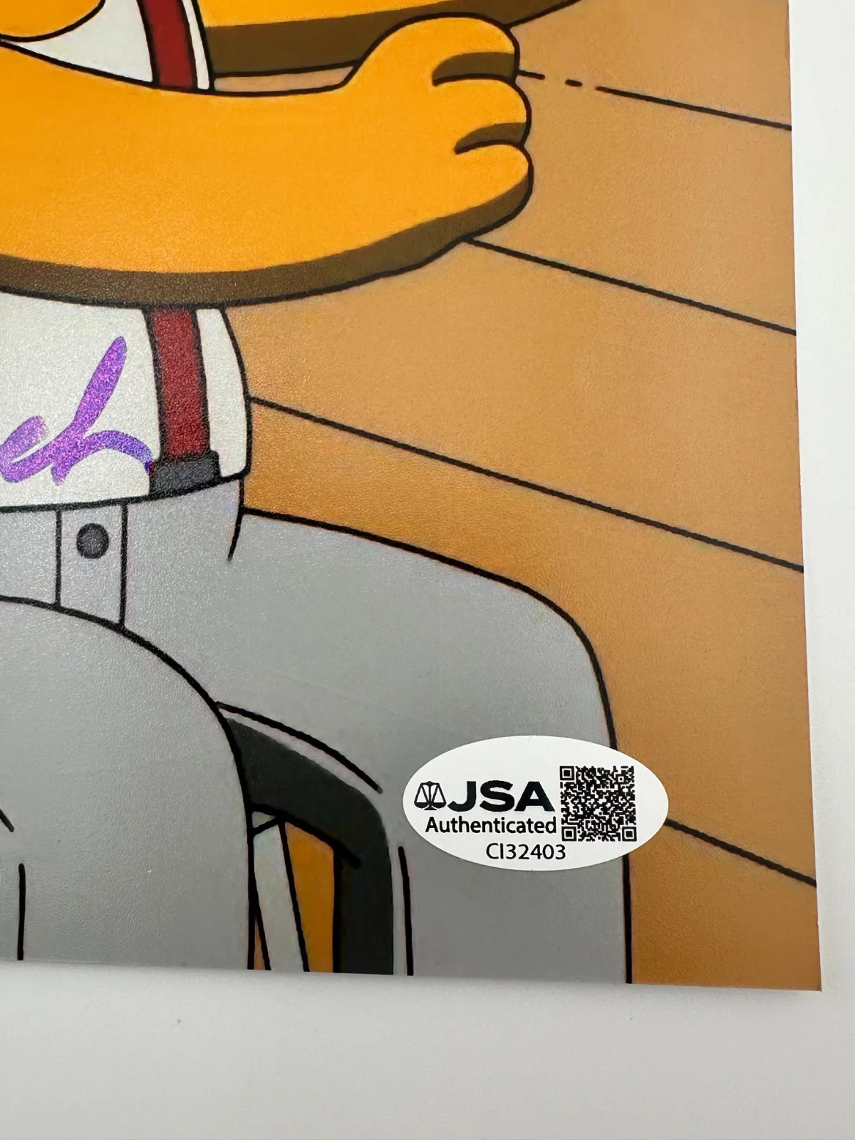 Tommy Chong, Cheech Marin — Cheech & Chong Signed Simpsons 8x10 Photo JSA COA, image 2