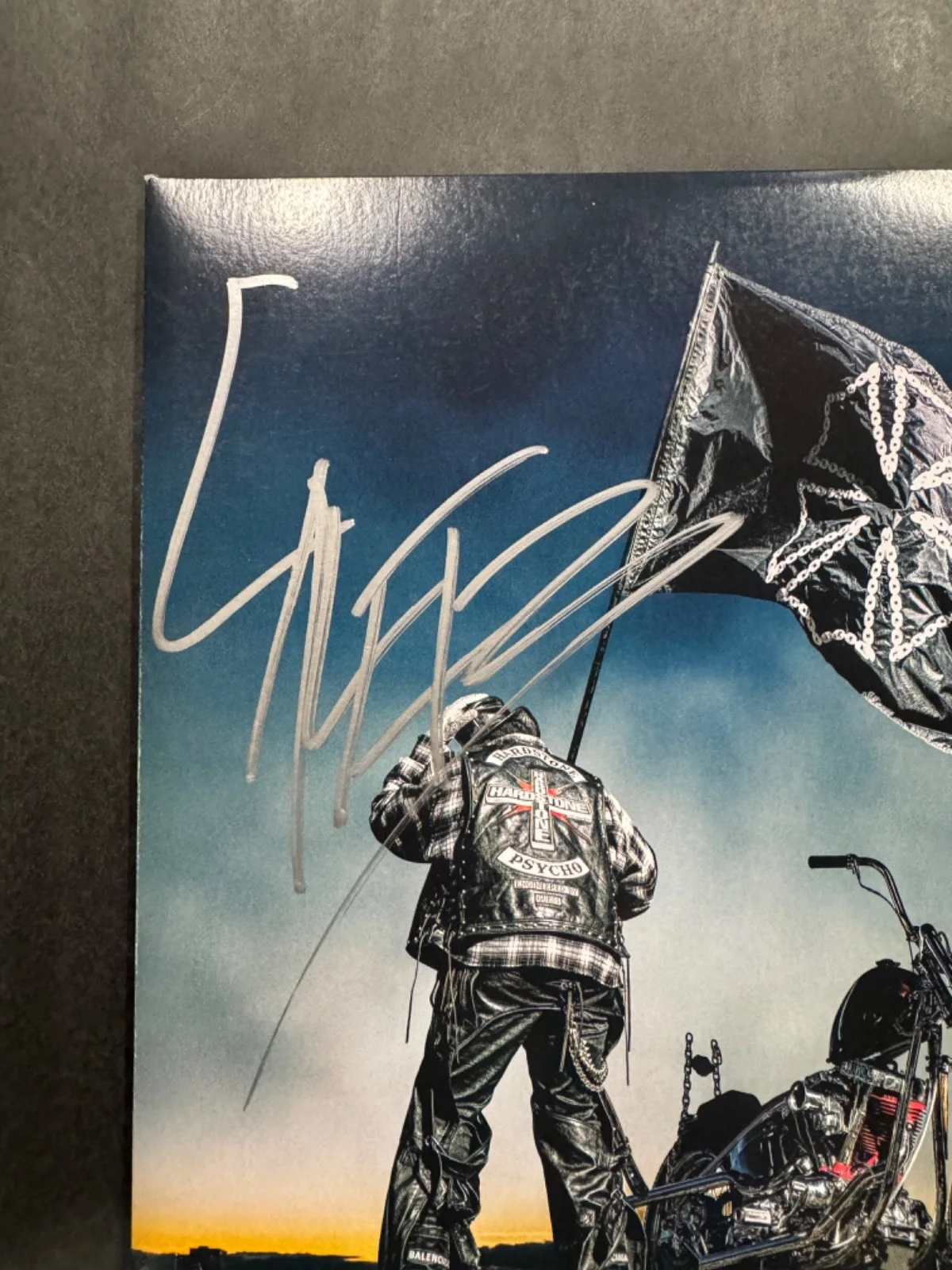 DON TOLIVER signed autographed (HARDSTONE PSYCO) Album Vinyl LP RECORD w/COA PSA, изображение 2