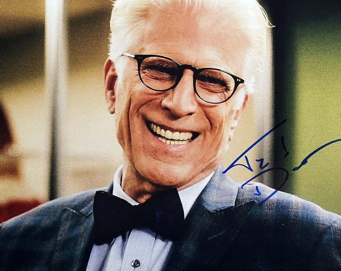 Ted Danson — TED DANSON SIGNED 8x10 PHOTO THE GOOD PLACE TV SHOW ACTOR AUTOGRAPH COA