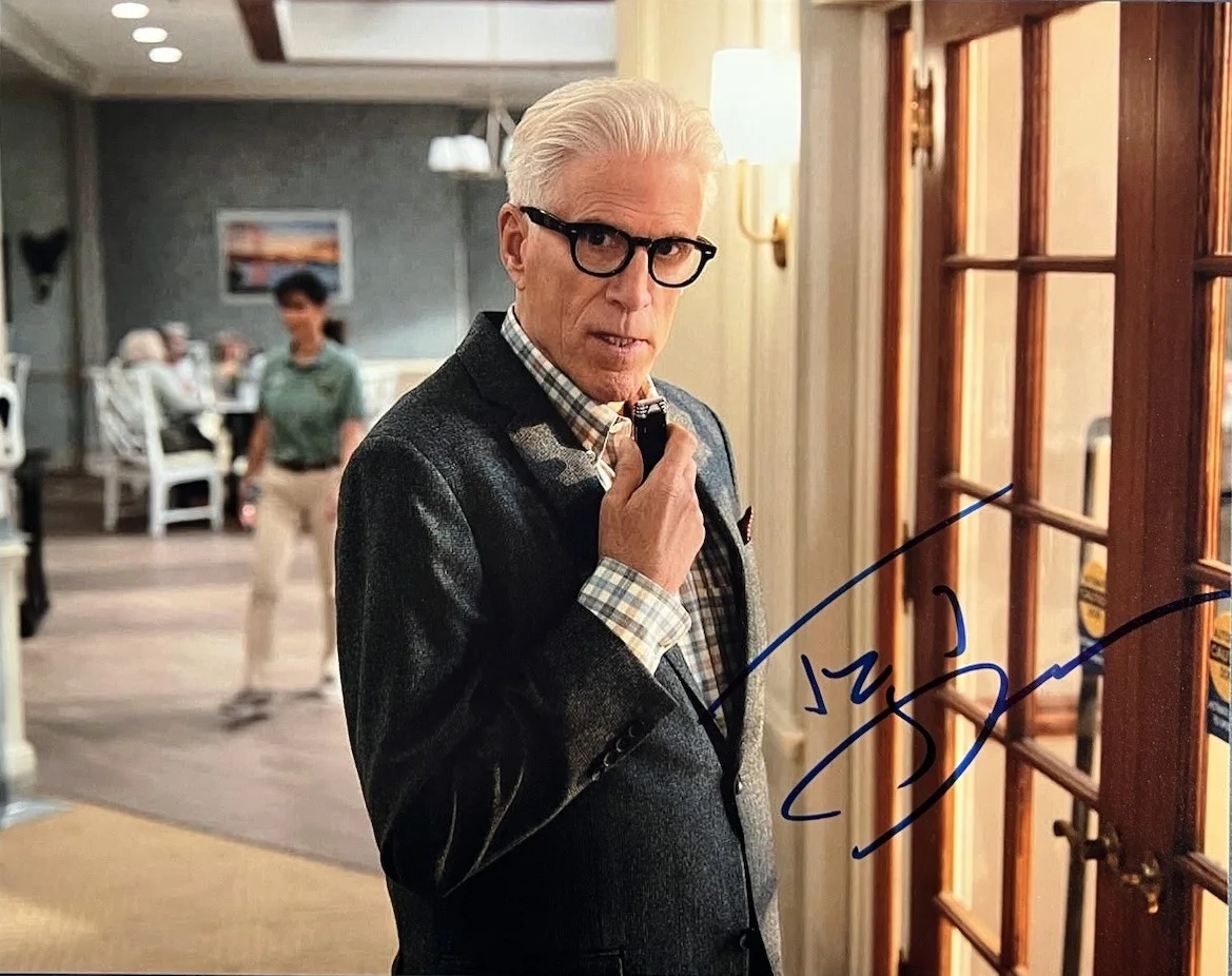 Ted Danson — TED DANSON SIGNED 8x10 PHOTO THE GOOD PLACE TV SHOW ACTOR AUTOGRAPH COA
